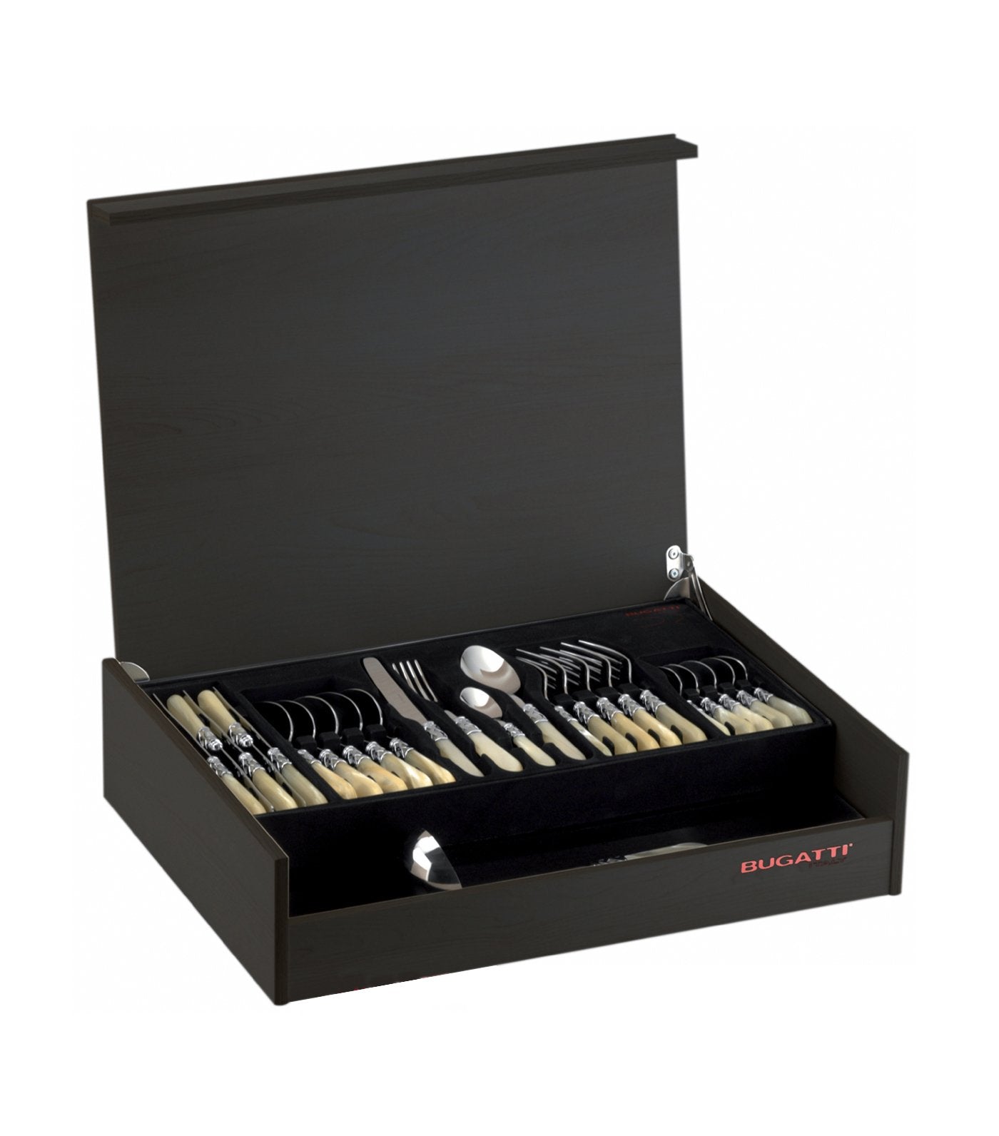 bugatti aladdin (chromed metal ring) flatware set