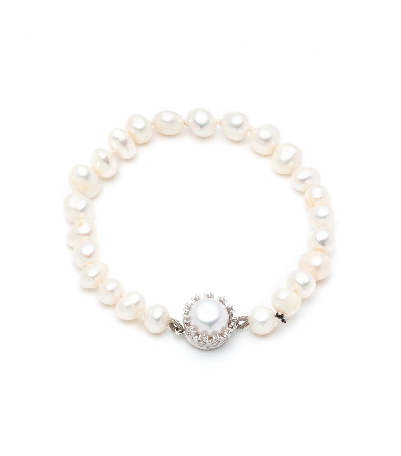 Freshwater Pearl 6MM Single Row Bracelet