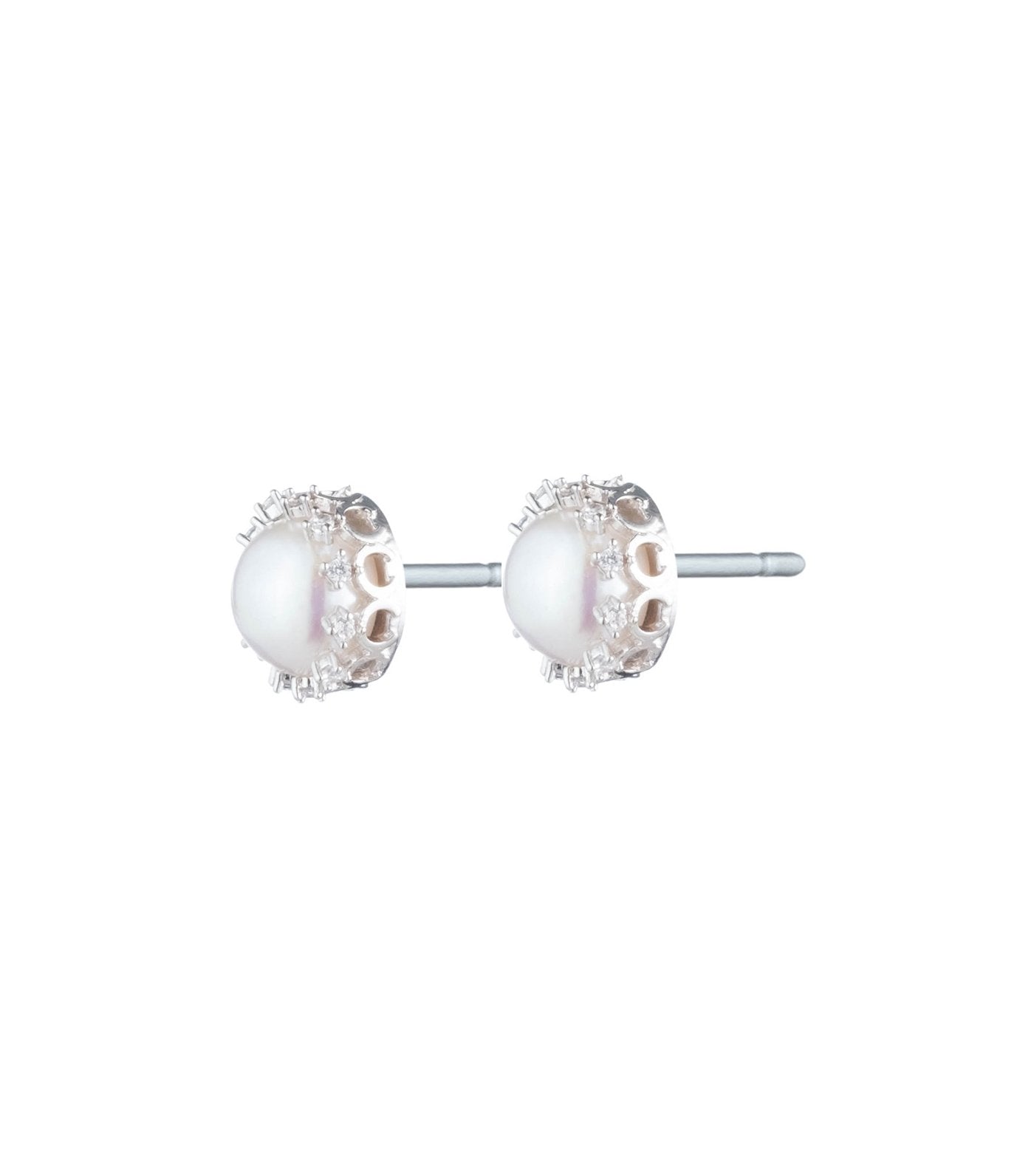 carolee freshwater pearl stud earring