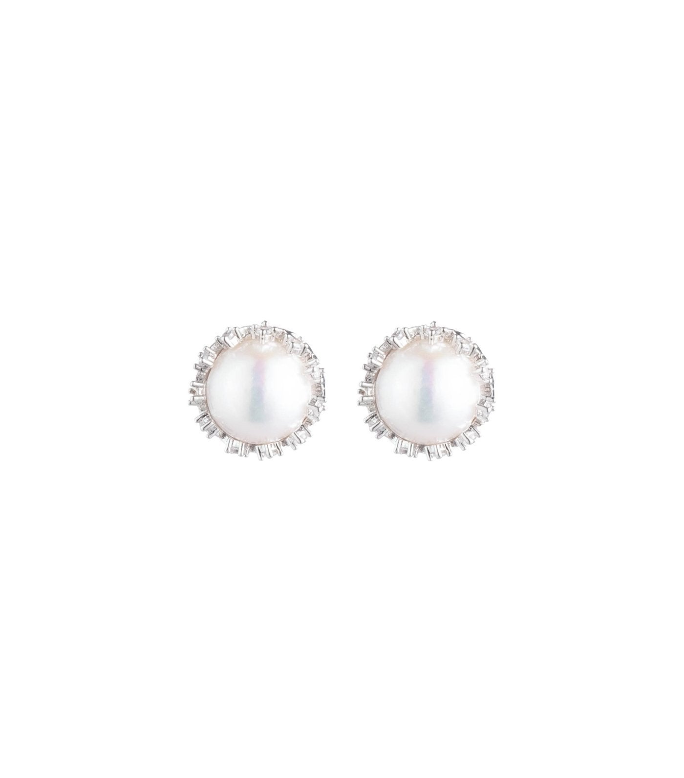 carolee freshwater pearl stud earring