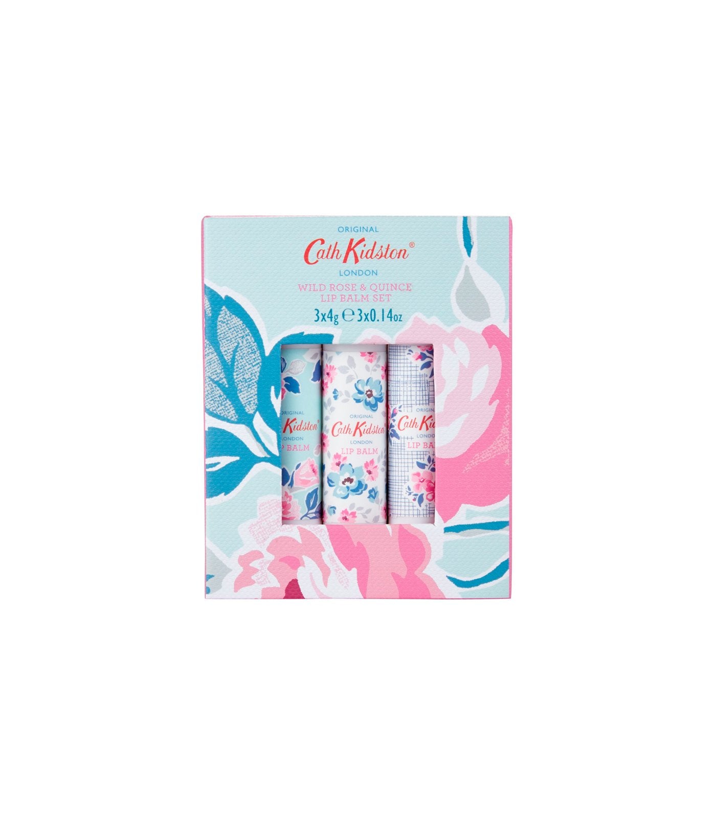 cath kidston wild rose and quince lip balm set