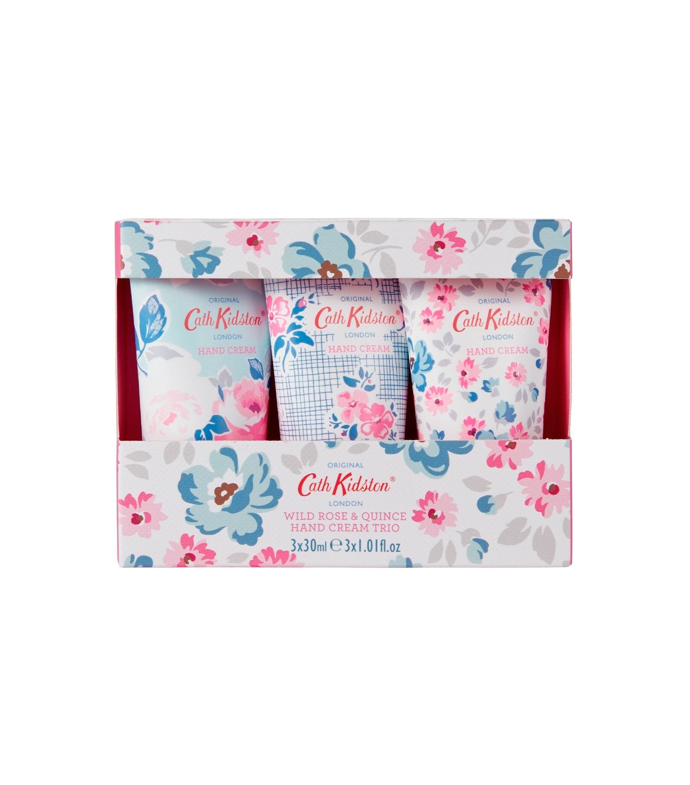 cath kidston wild rose and quince hand cream trio