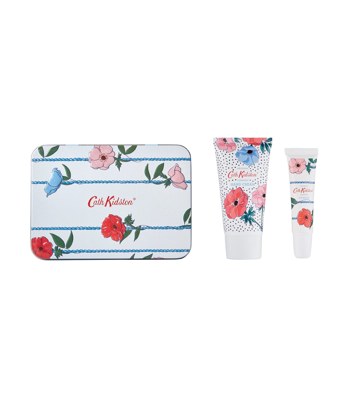 cath kidston posy bunch hand and lip tin