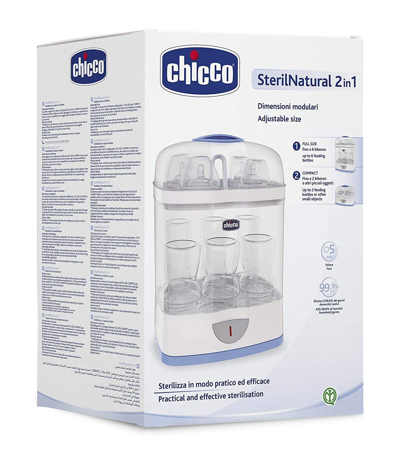 chicco sterilnatural 2in1