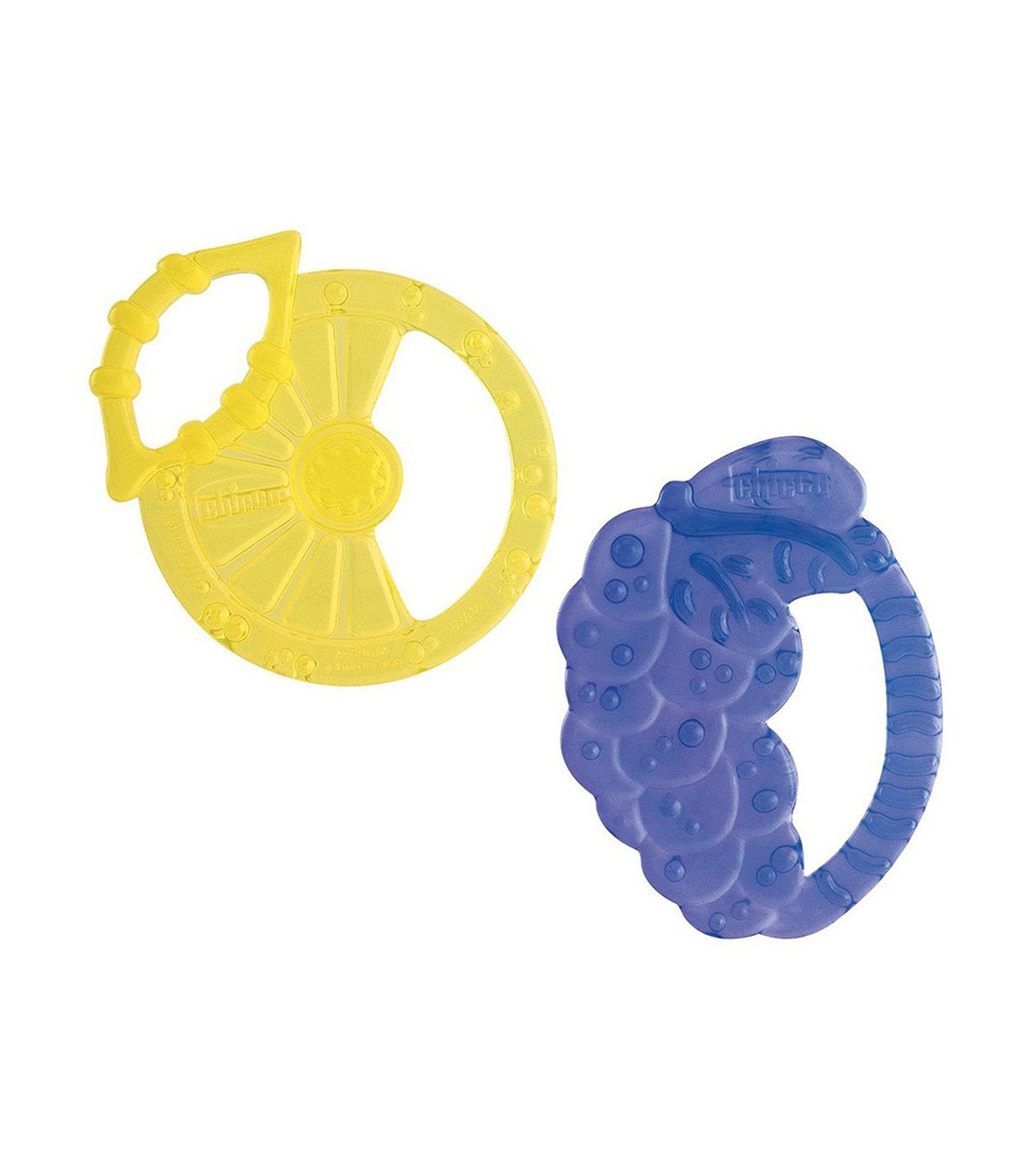 chicco soft relax silicone teething rings 2m set of 2