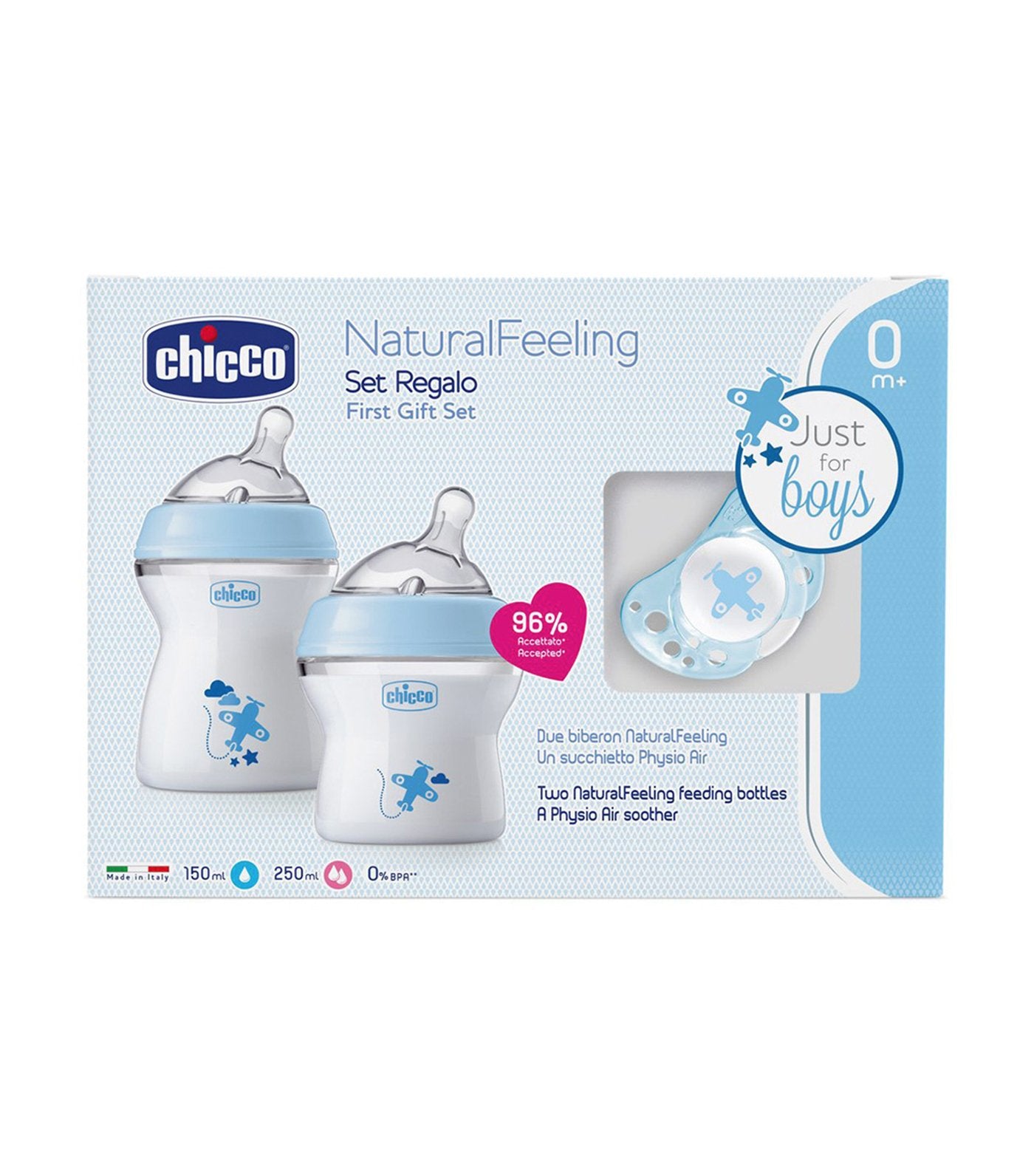 chicco newborn gift set blue