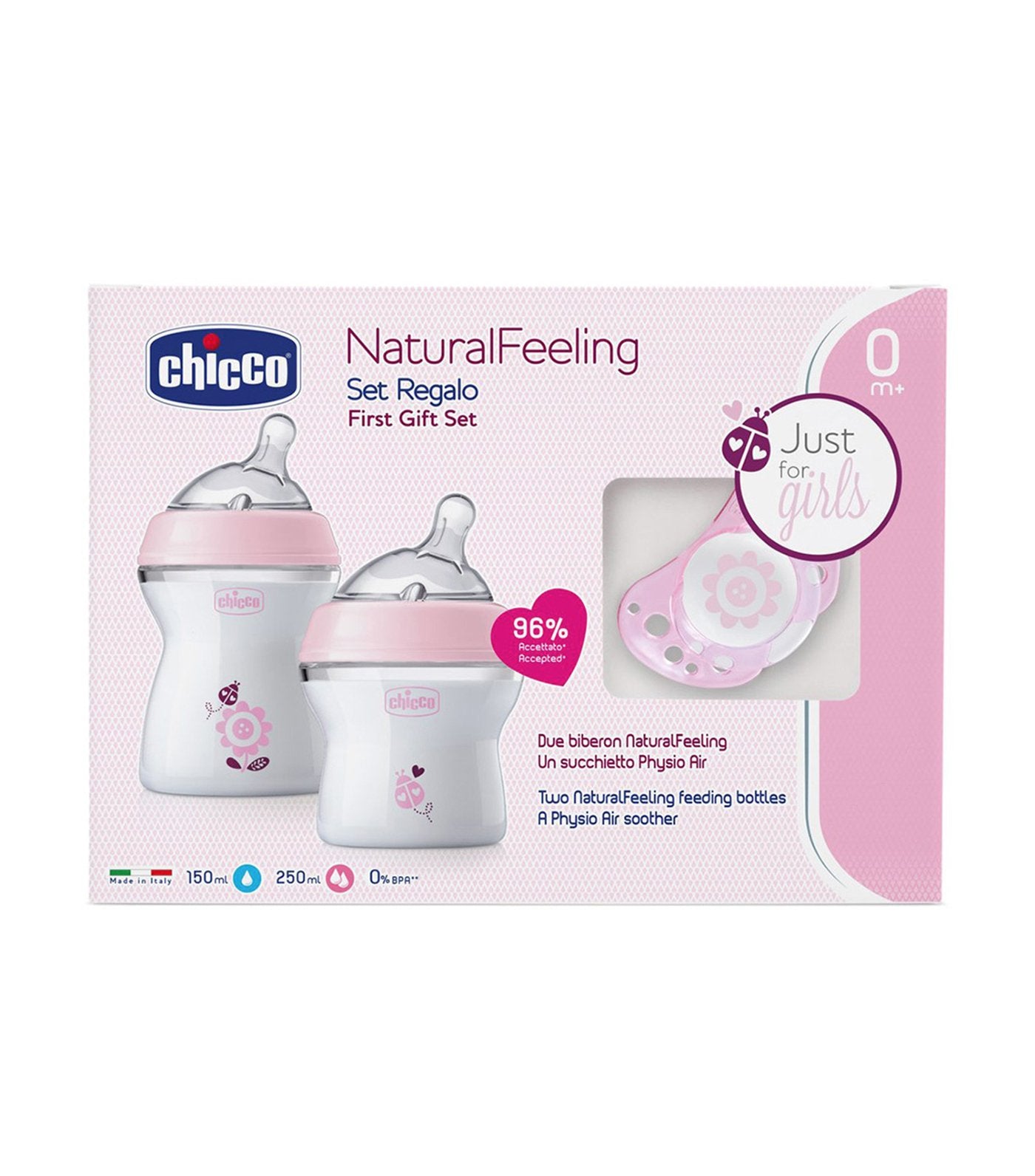 chicco newborn gift set pink