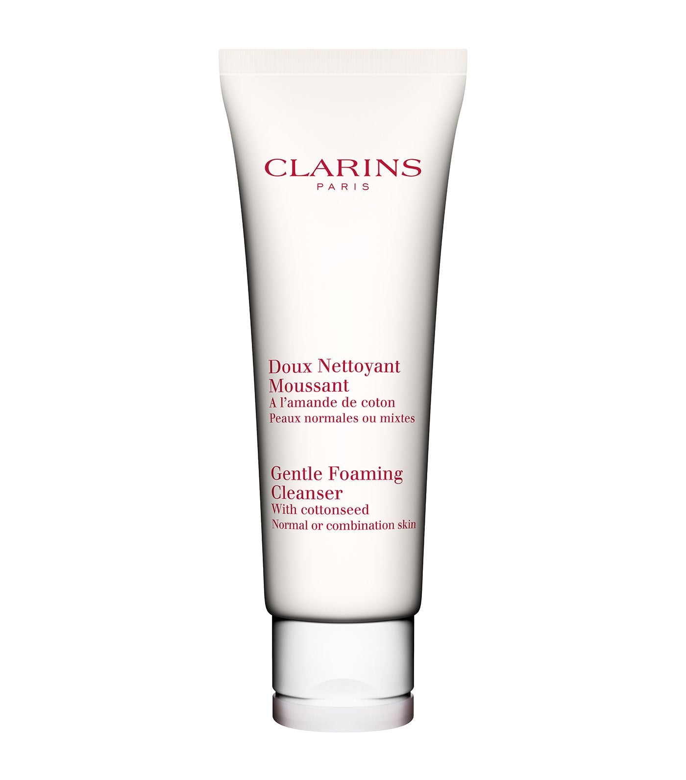 clarins gentle foaming cleanser with cottonseed normal/combination skin