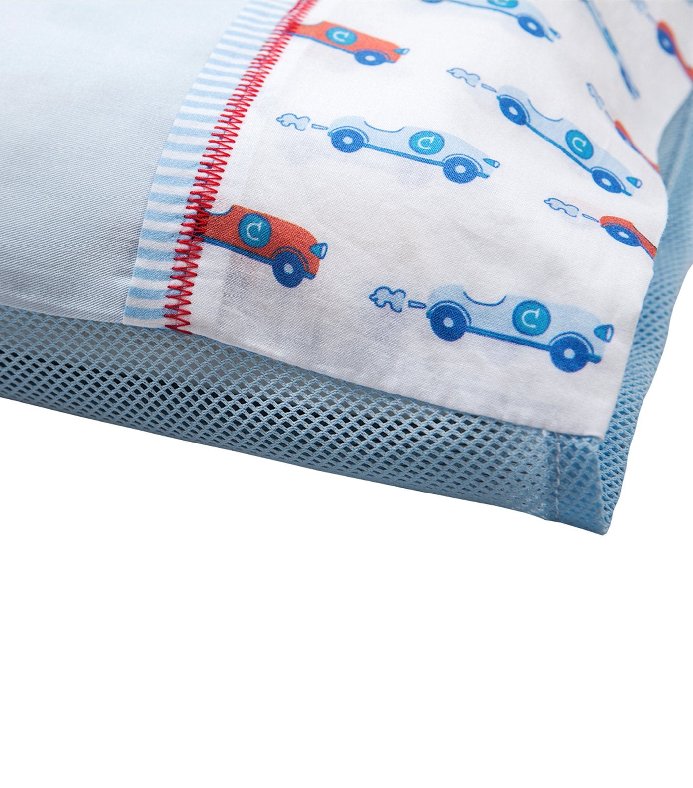 clevamama® blue toddler pillow case 