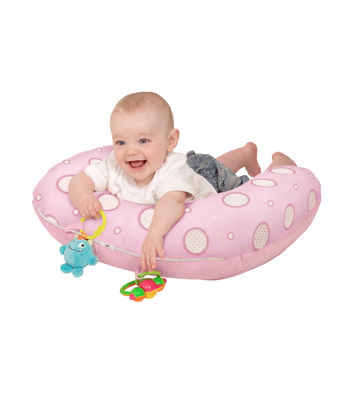 clevamama® pink clevacushion™ 10 in 1 nursing pillow