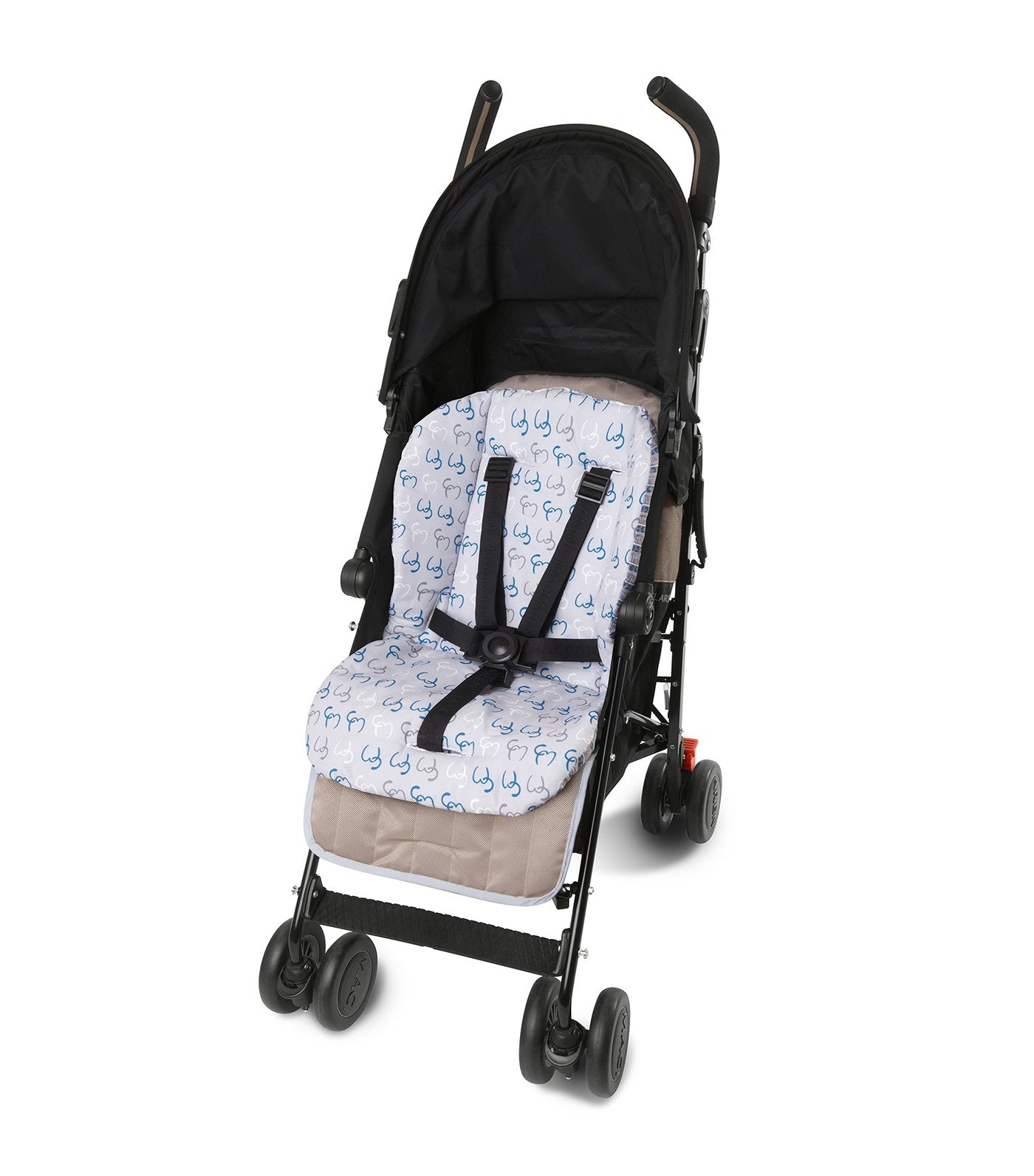 clevamama capri blue stroller liner