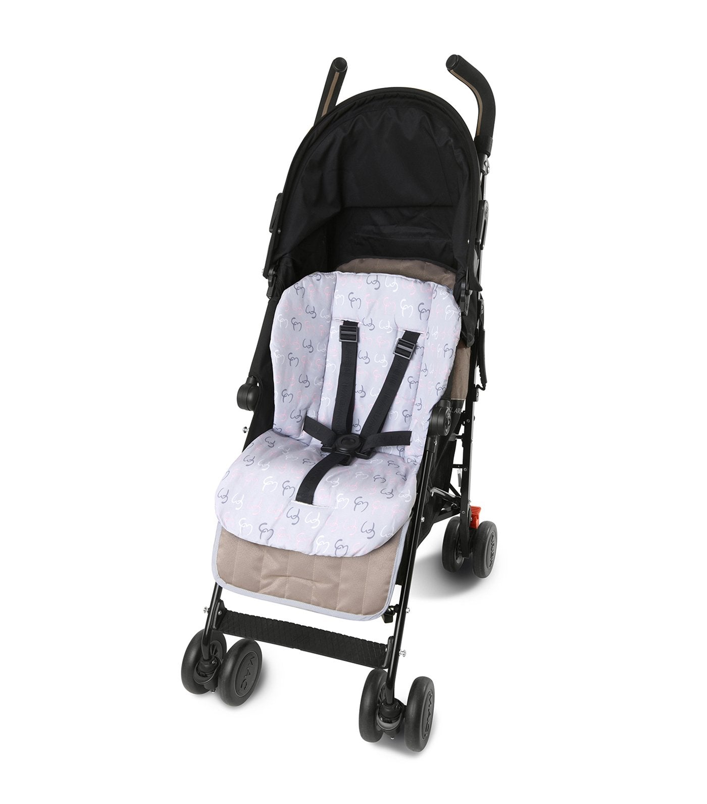 clevamama® rose pink stroller liner