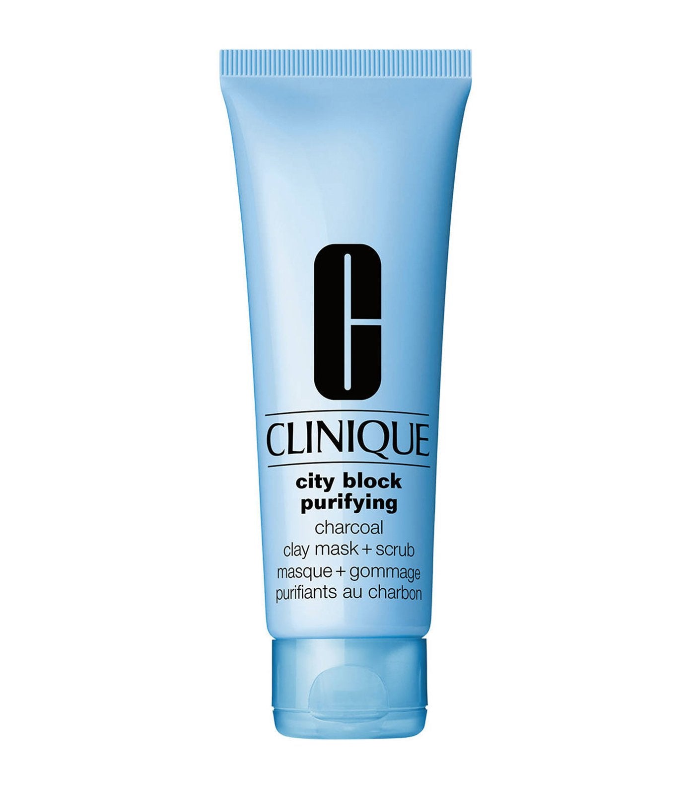 clinique city block purifying charcoal clay mask + scrub