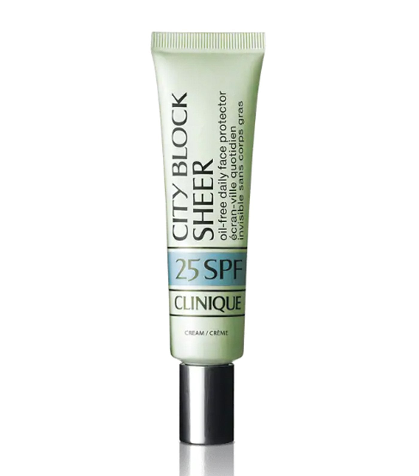 clinique city block sheer oil-free daily face protector broad spectrum spf 25