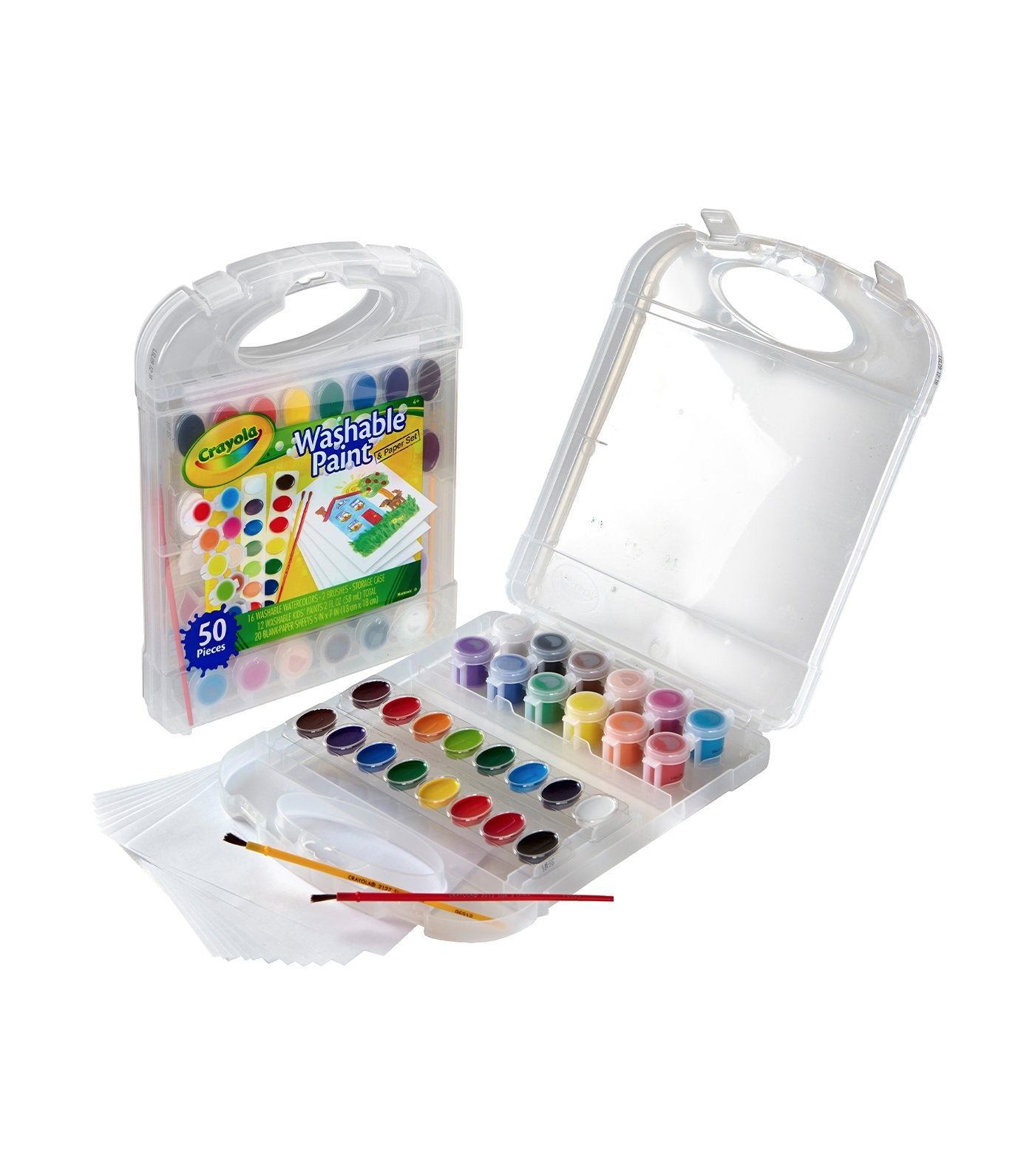 crayola washable paint and paper set