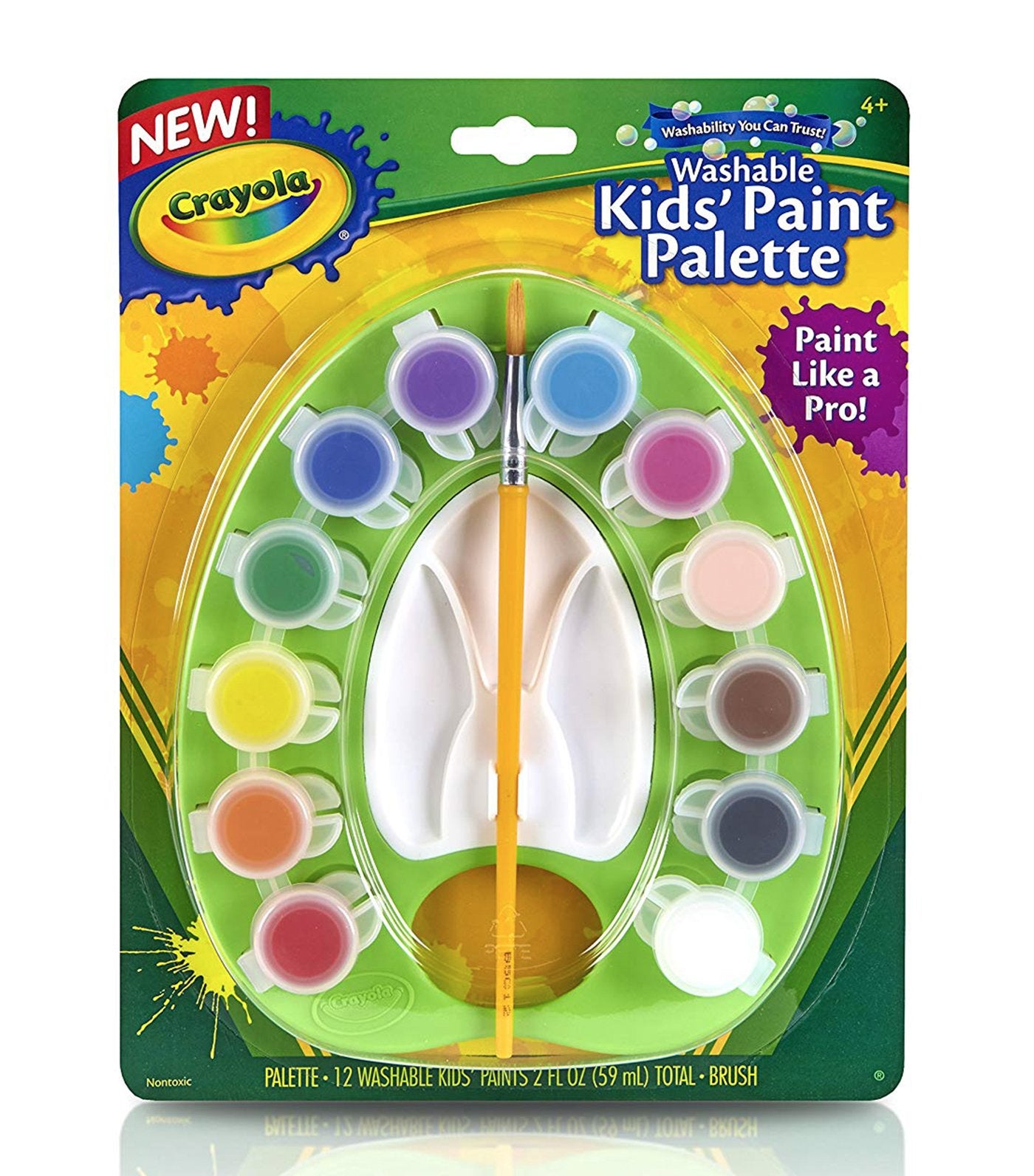 crayola washable kids paint palette