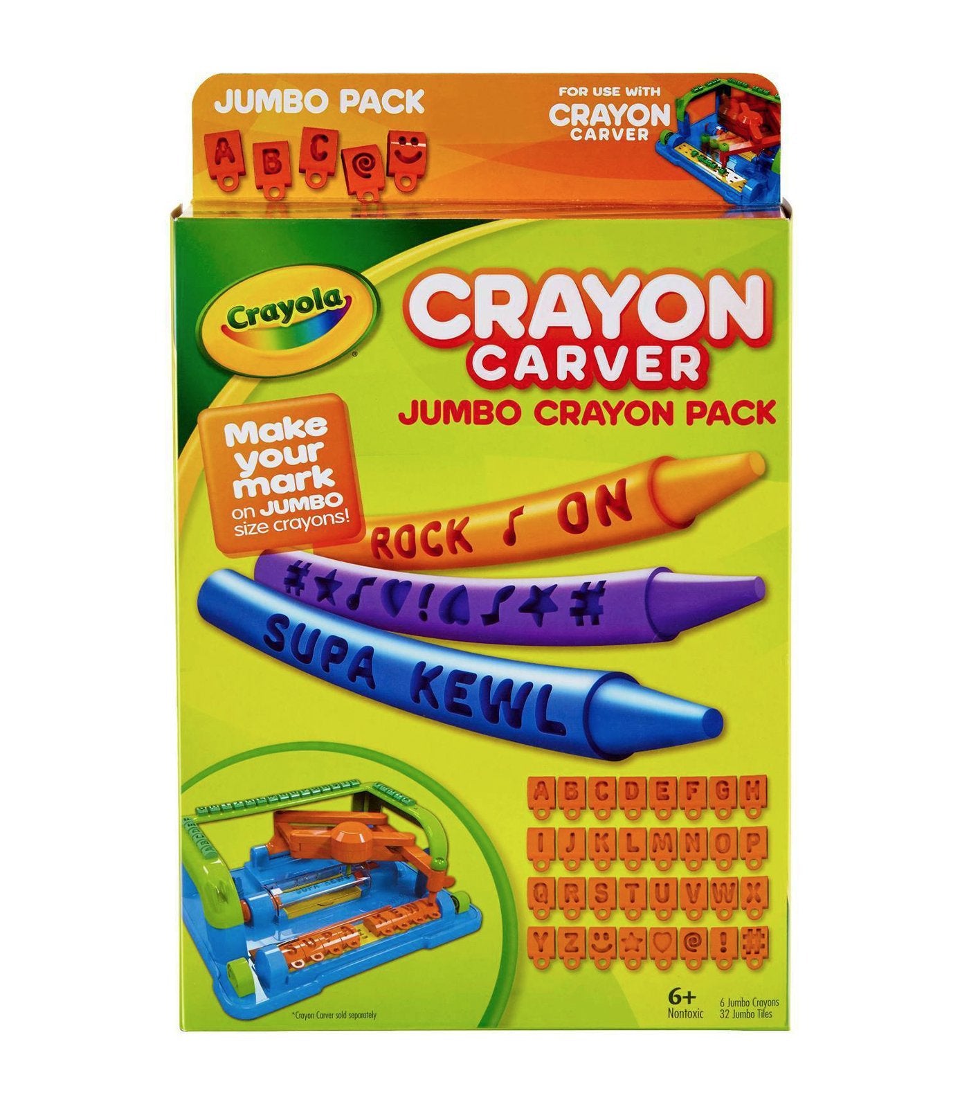 crayola crayon carver jumbo expansion pack