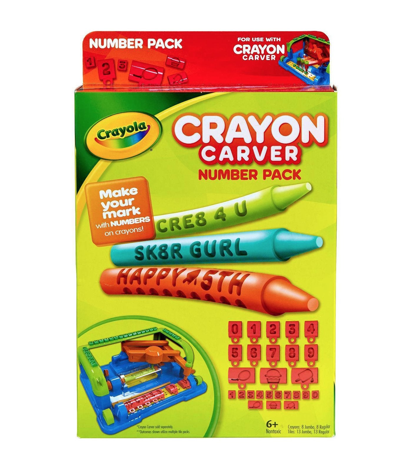 crayola crayon carver numbers expansion pack