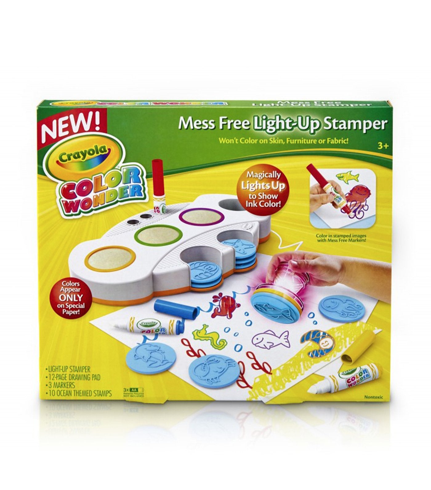 crayola color wonder light-up stamper