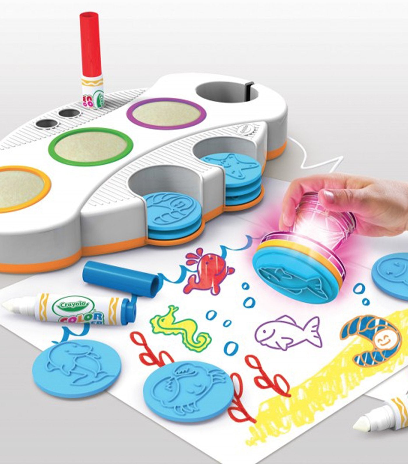 crayola color wonder light-up stamper