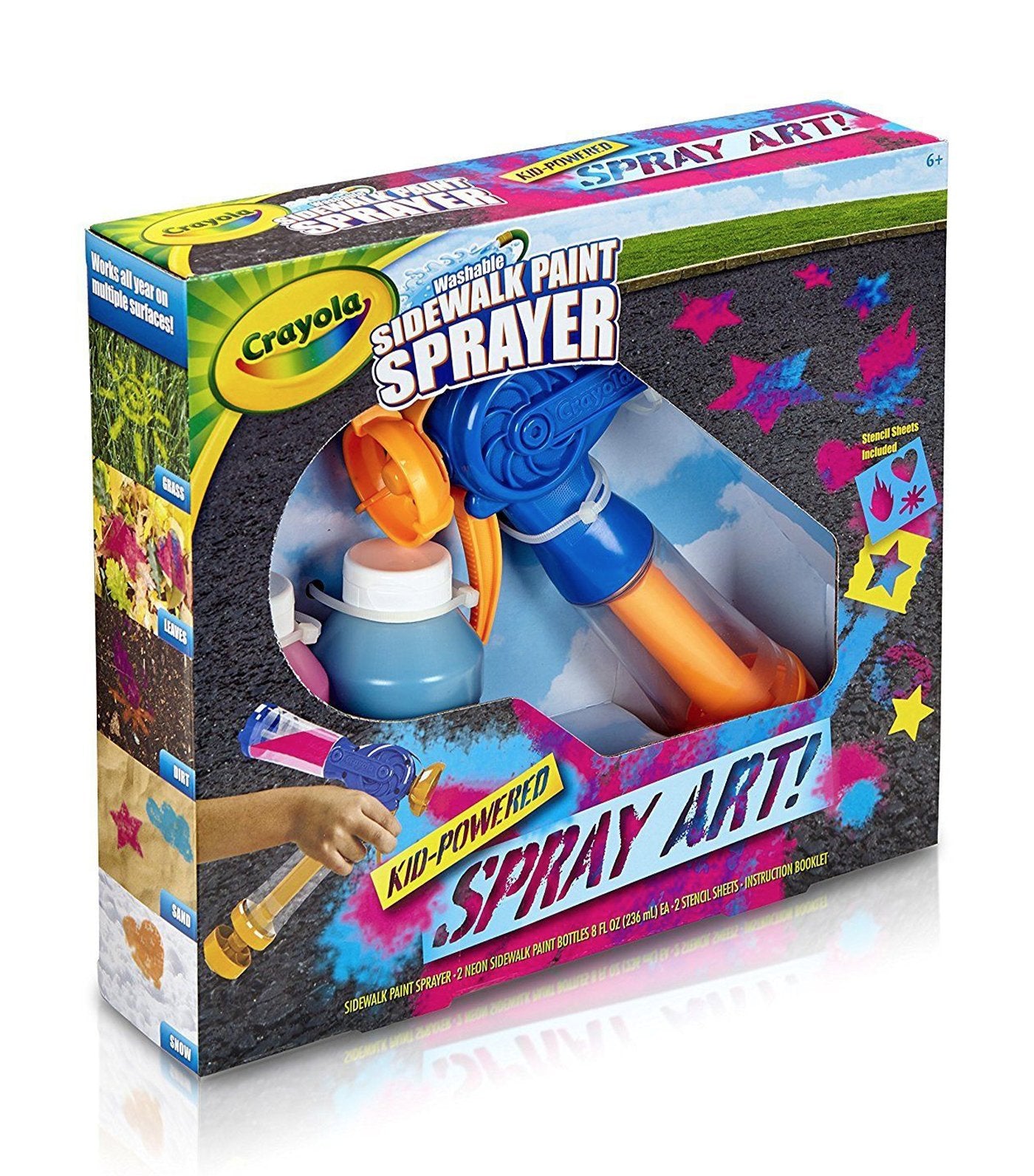 crayola washable sidewalk paint sprayer