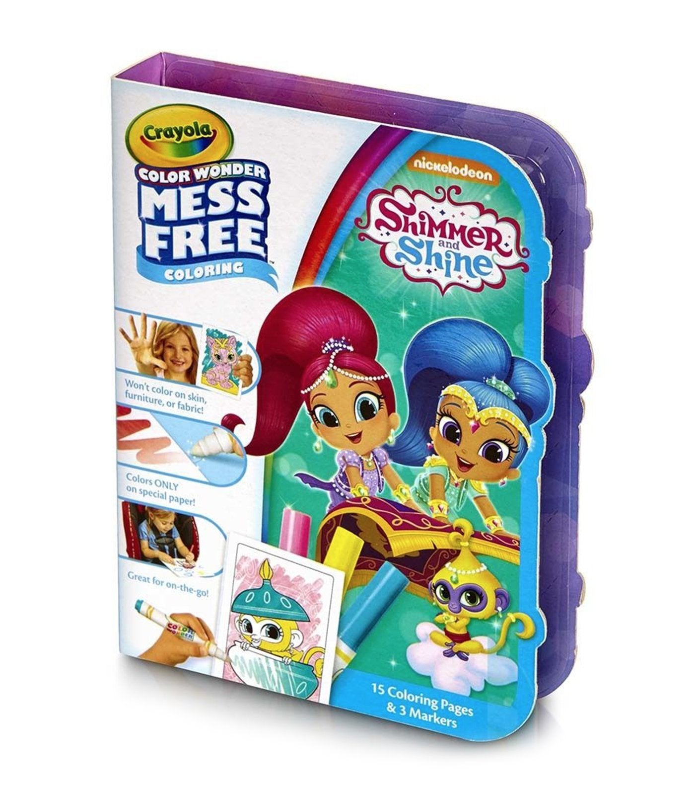 crayola color wonder mess free on the go shimmer and shine