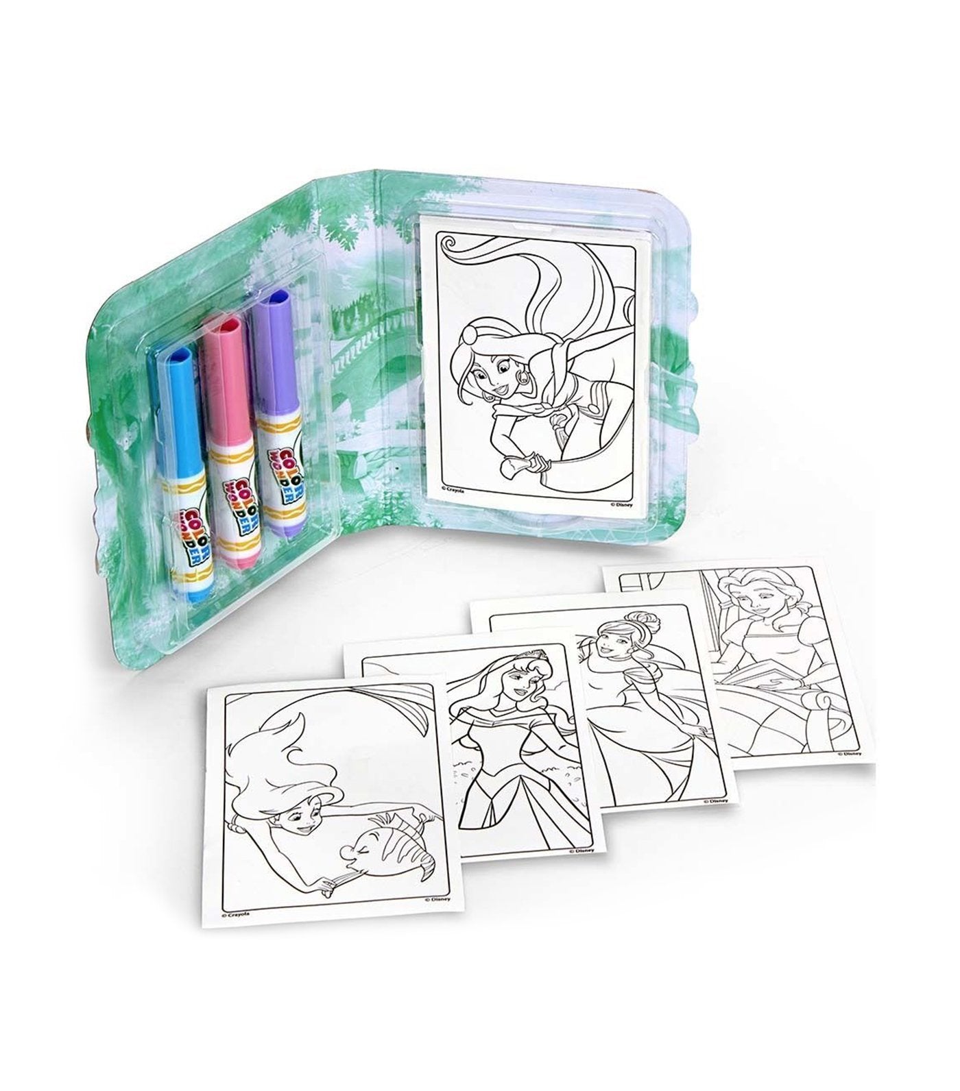 crayola color wonder mess free on the go disney princess