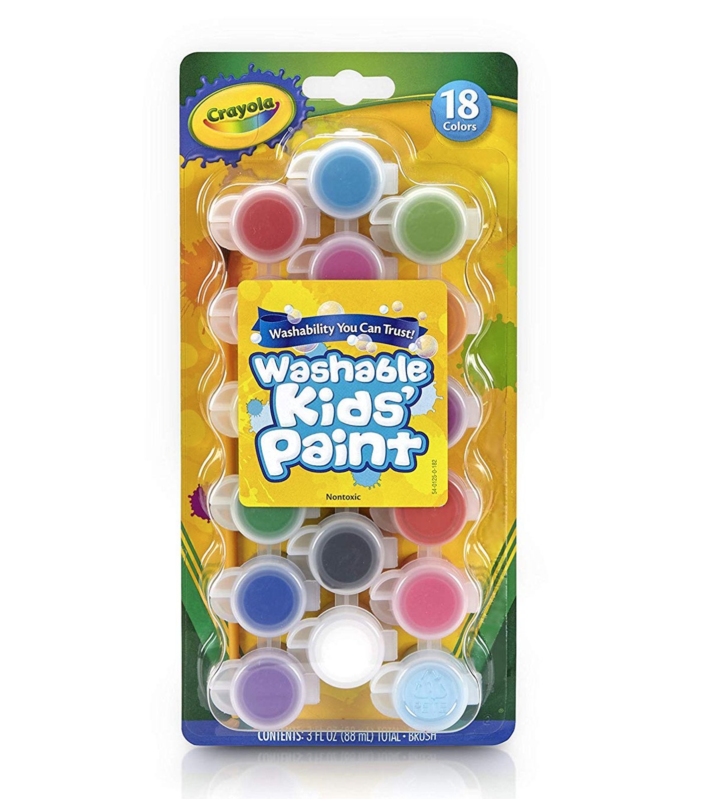 crayola washable kids paint 18 count