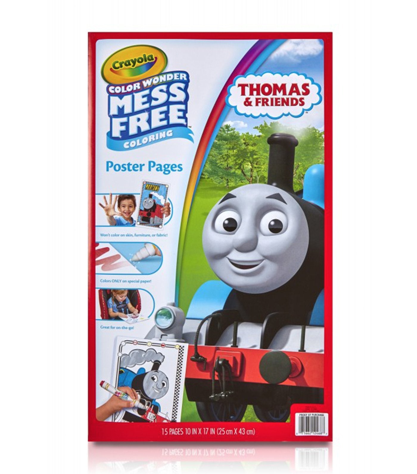 crayola color wonder poster pages thomas and friends