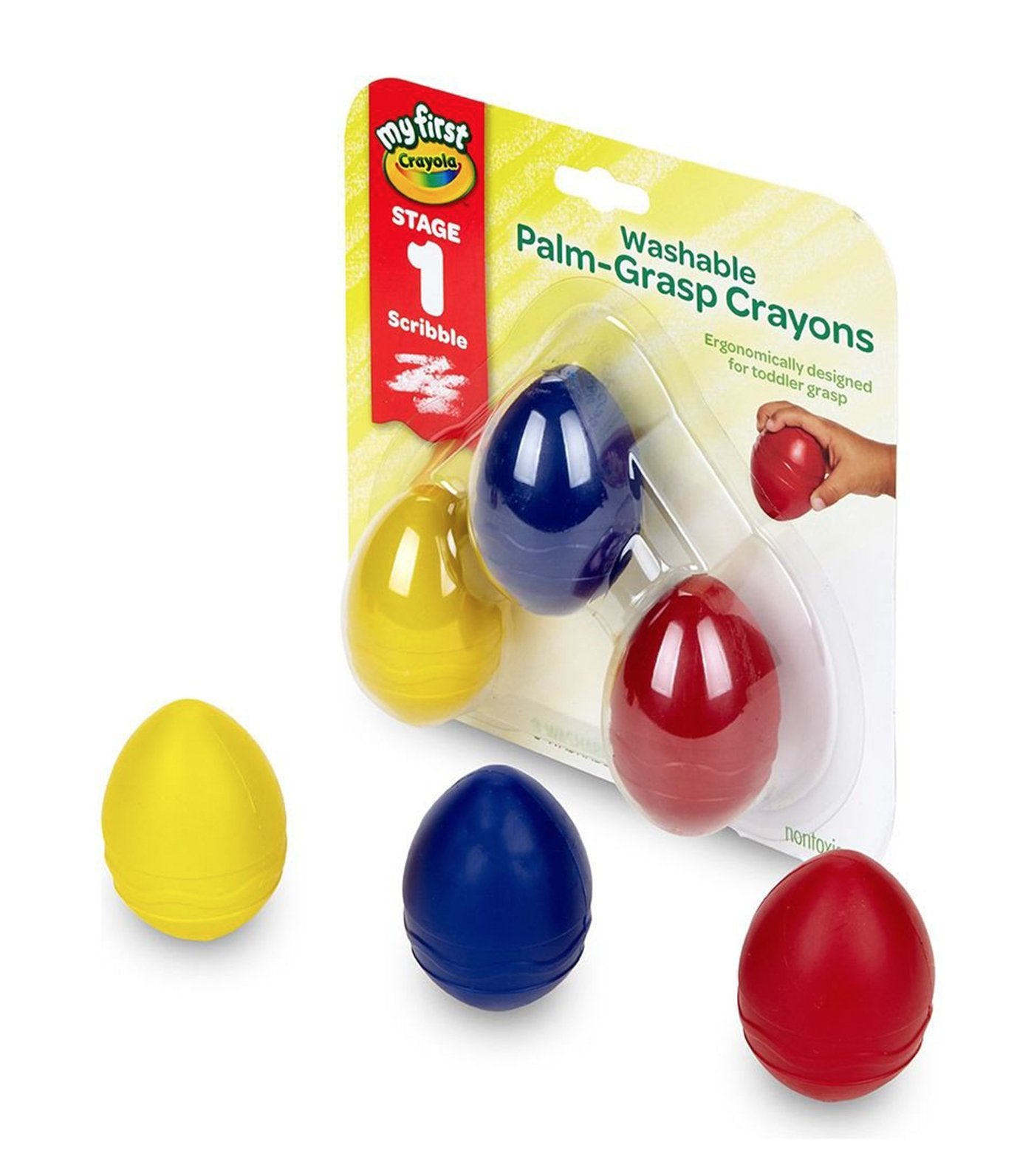 crayola my first easy-grip egg-shaped crayons