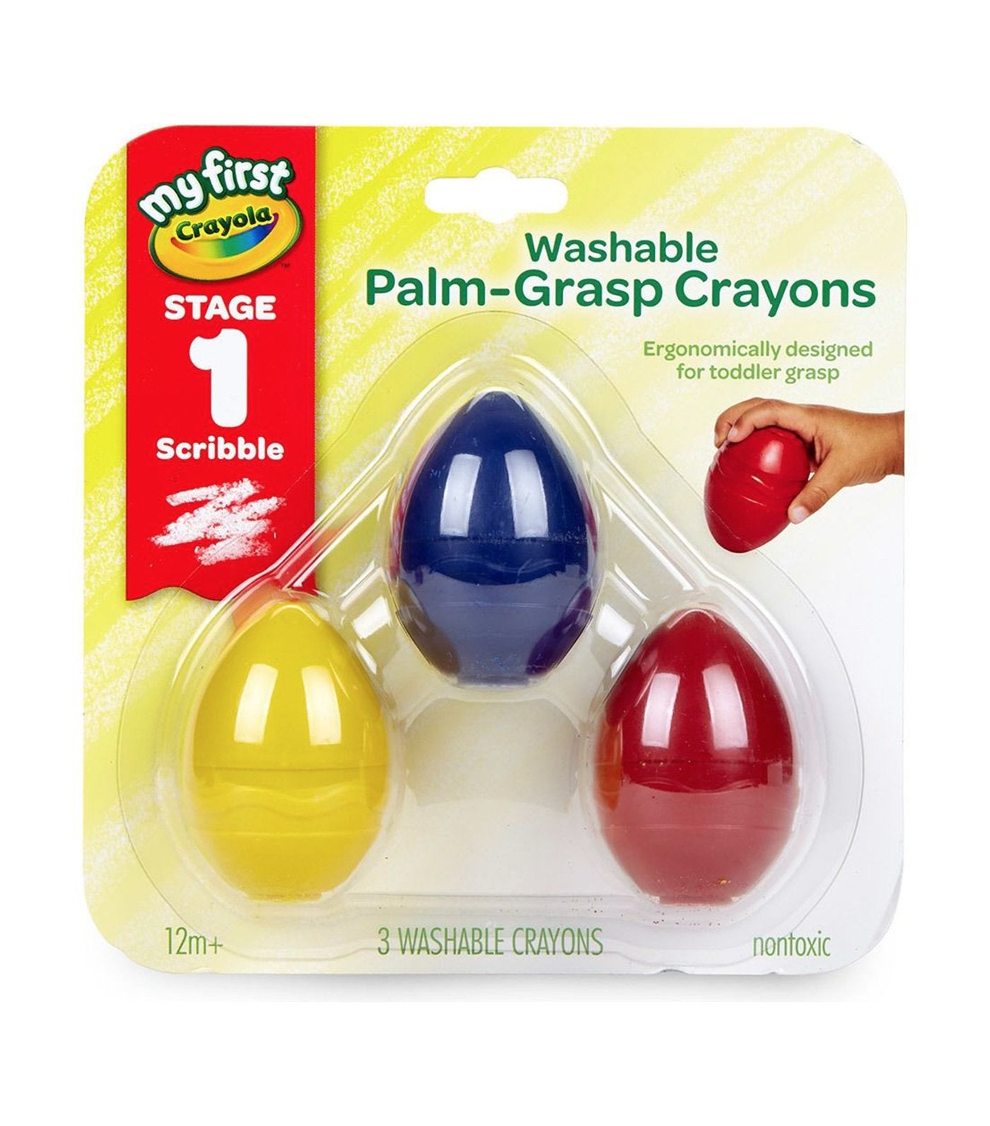 crayola my first easy-grip egg-shaped crayons