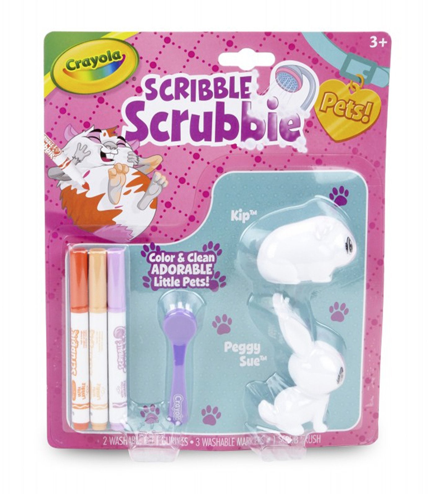 crayola scribble scrubbie pets rabbit hamster