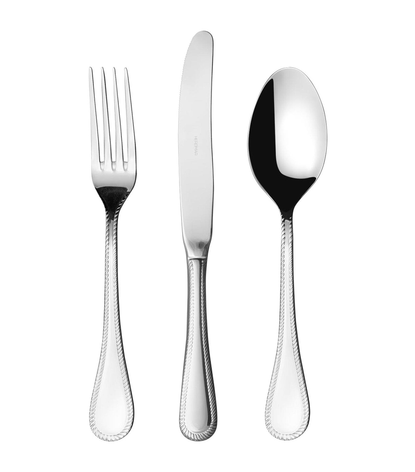 herdmar imperio 24-piece flatware set with wood canteen