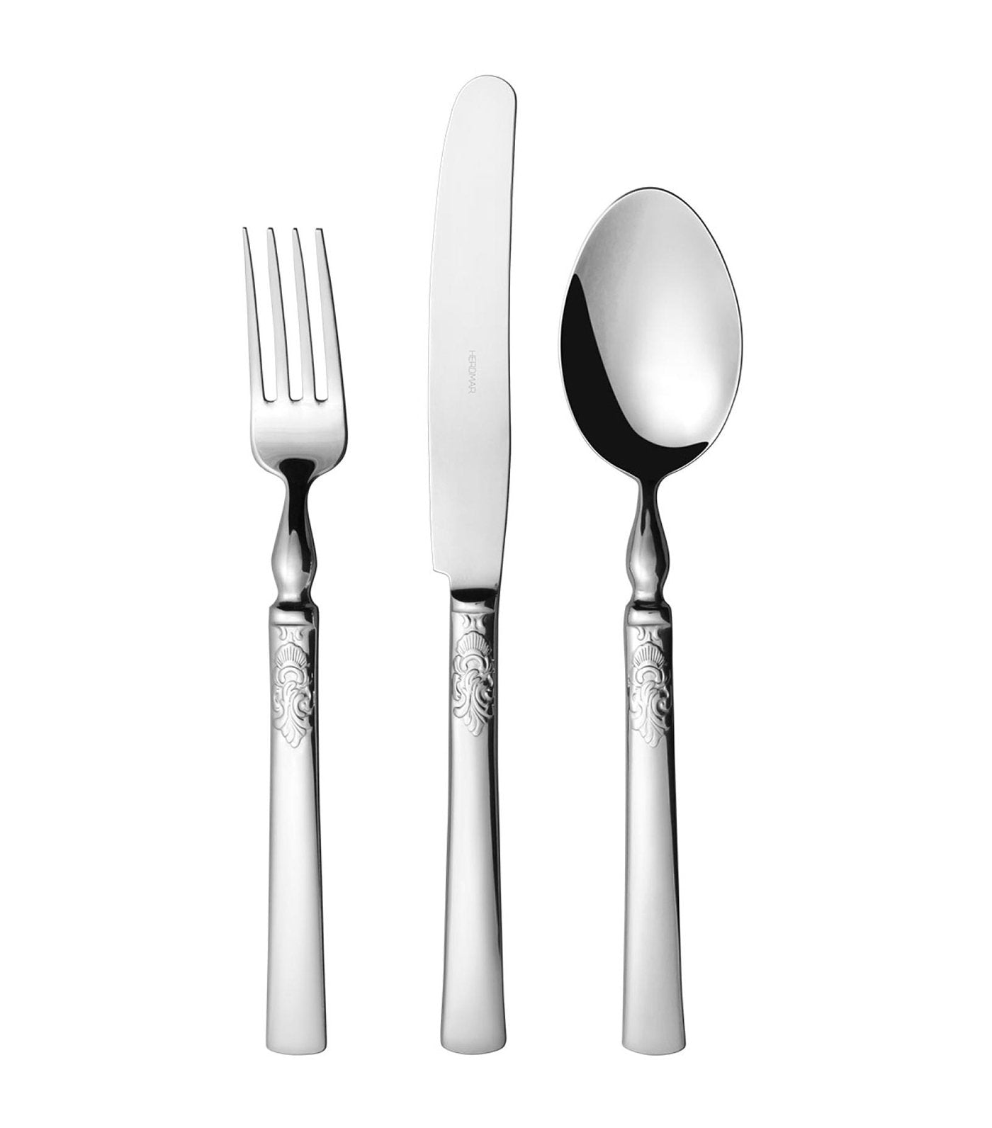 herdmar 1911 24-piece flatware set wood canteen