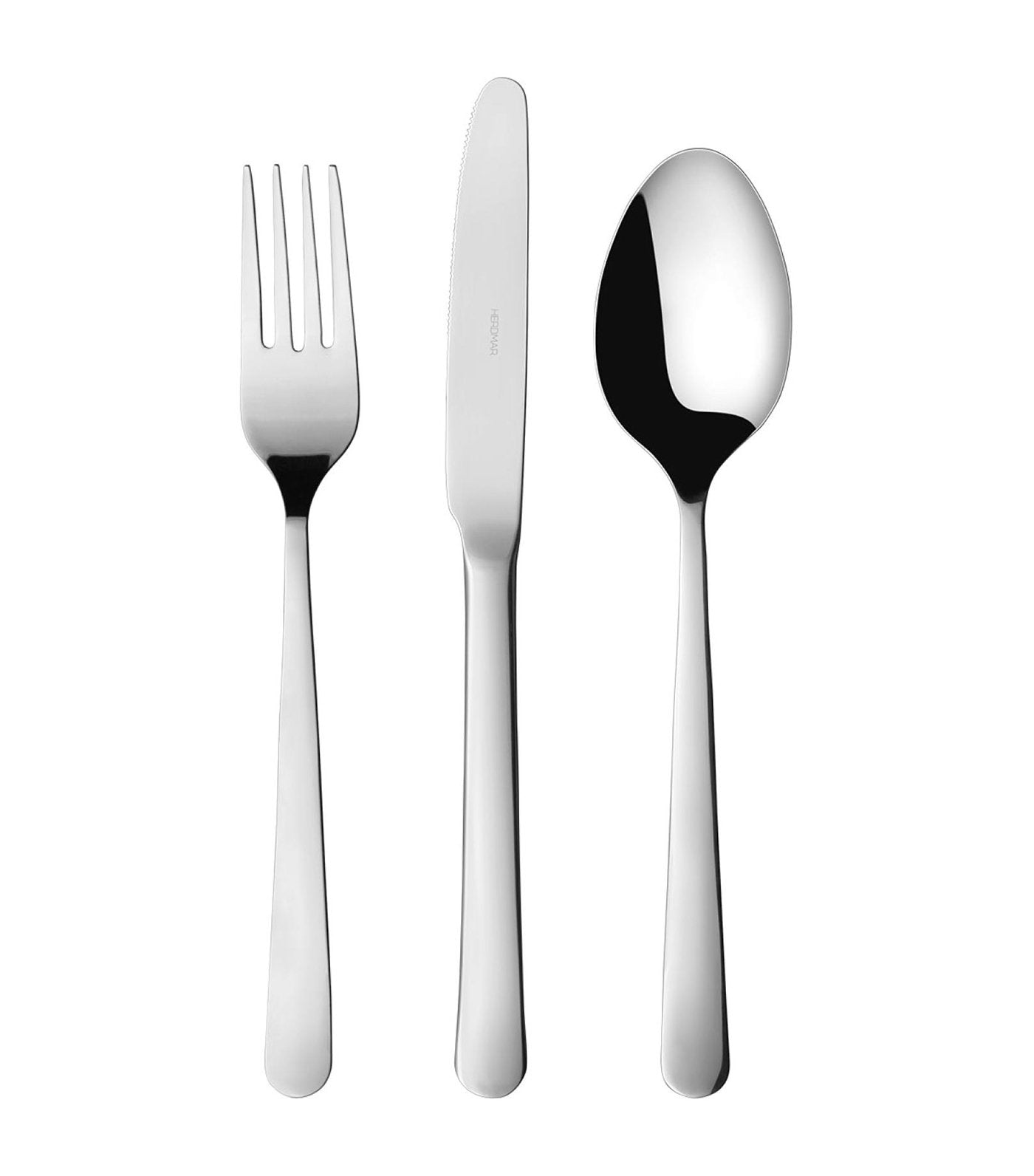 herdmar oslo 24-piece flatware with wood canteen