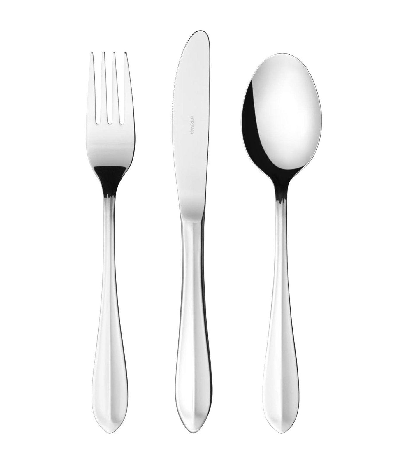 herdmar bracara 24-piece flatware set with wood canteen