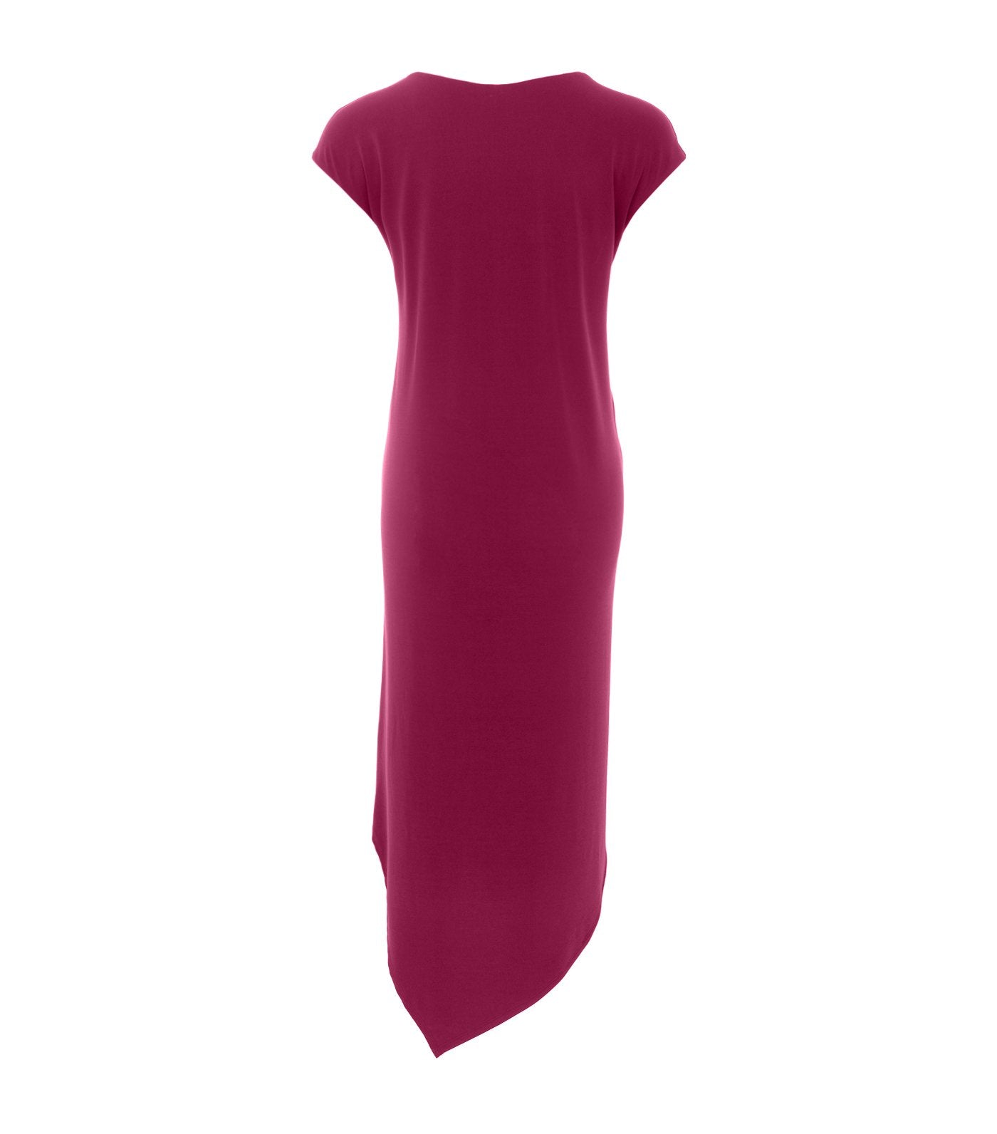 jill by jojie lorren daylily asymmetrical dress fuchsia