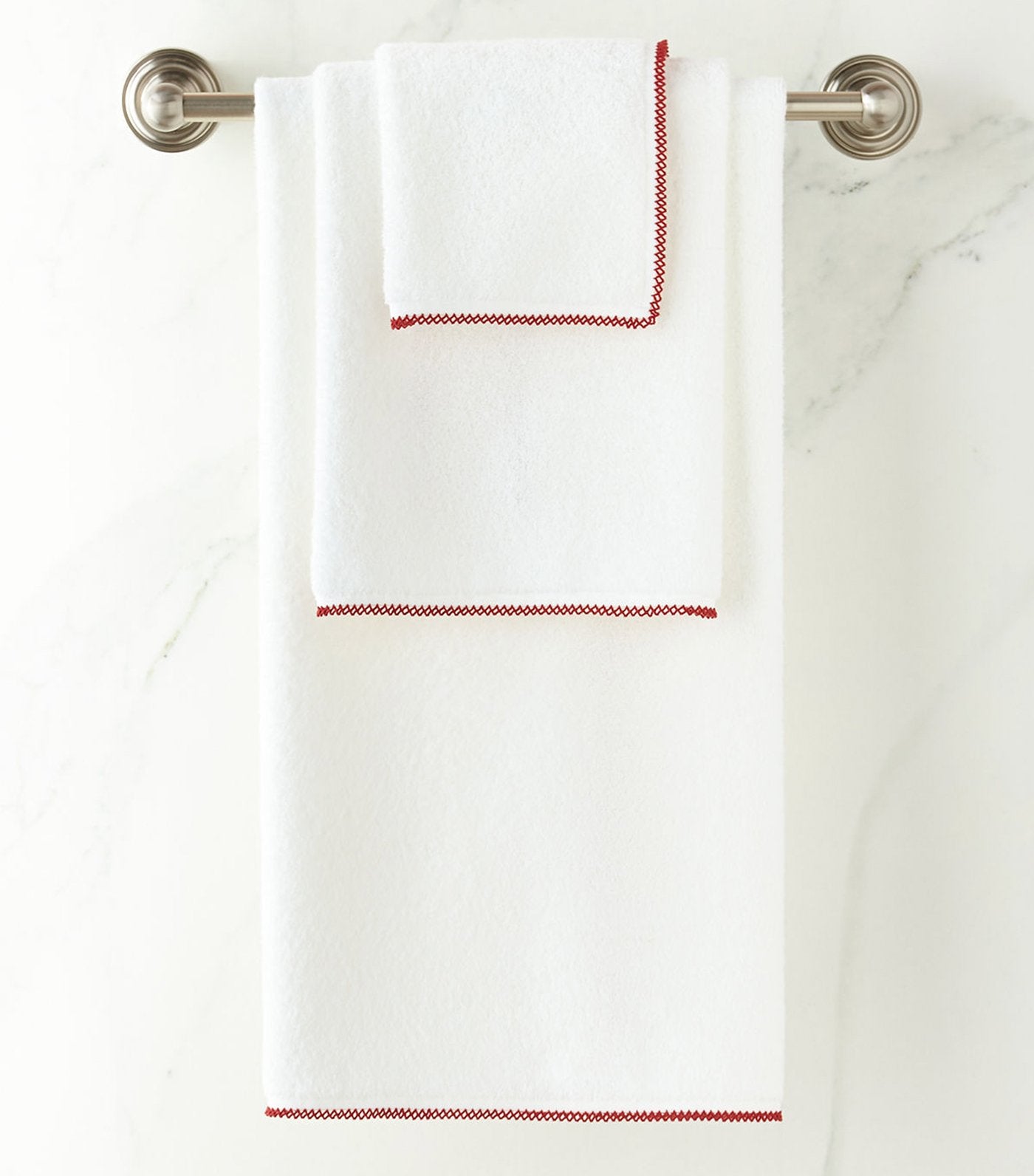 kassatex picot paprika wash towel