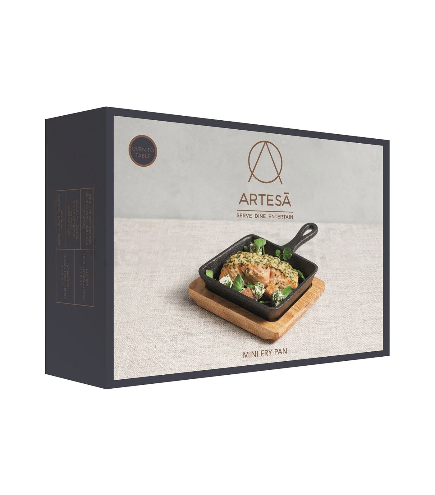 itchencraft master class artesà 12.5cm mini cast iron frying pan