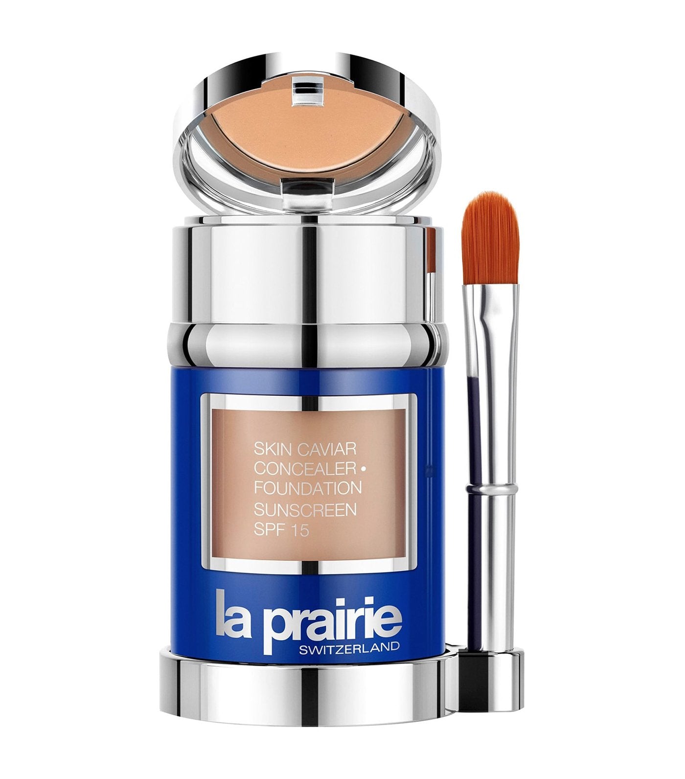 la prairie honey beige skin caviar concealer foundation spf 15