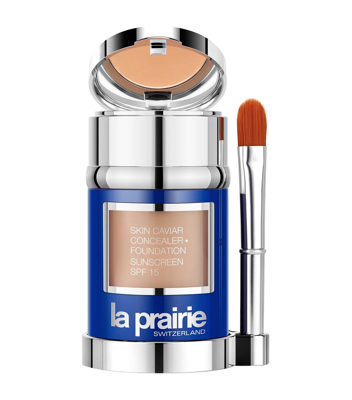 la prairie warm beige skin caviar concealer foundation spf 15