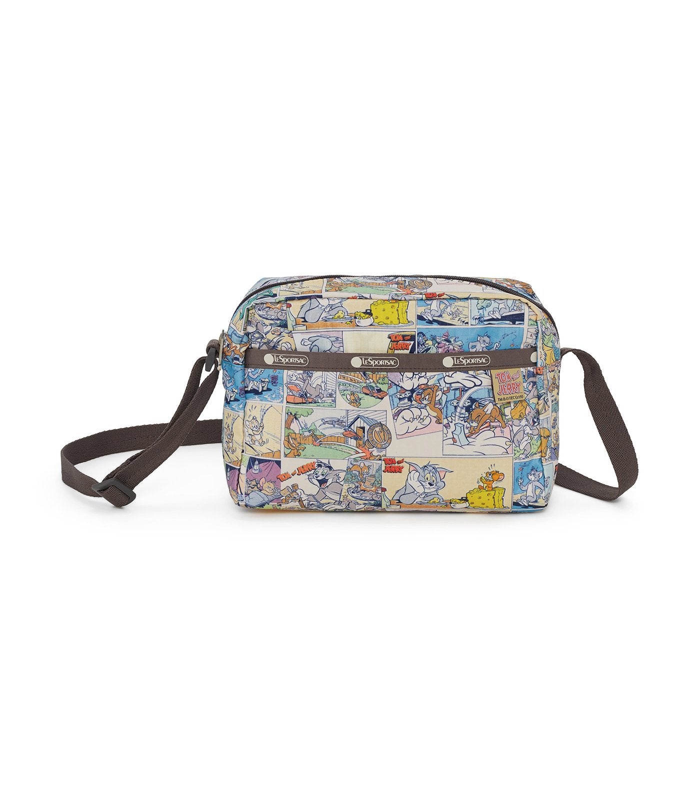 lesportsac x tom and jerry daniella crossbody bag comic