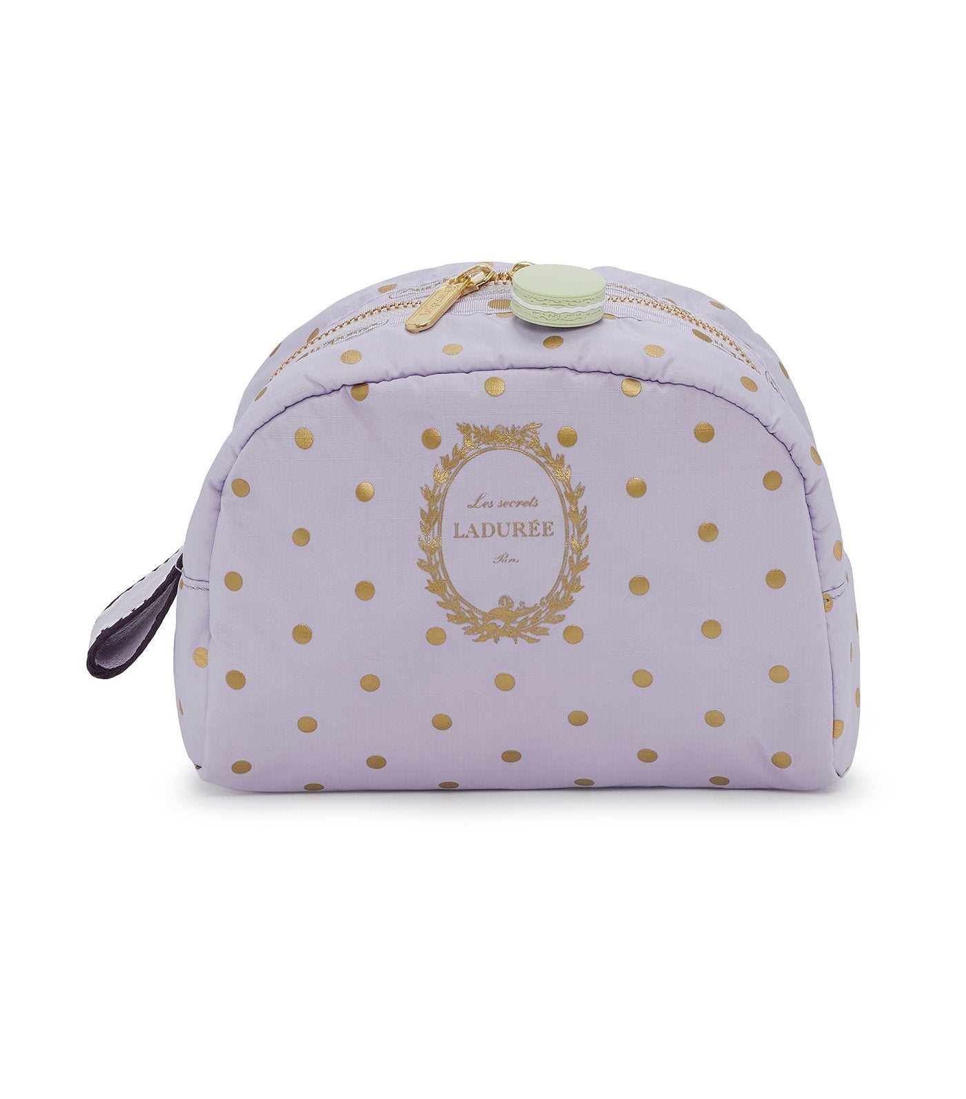 lesportsac x ladurée medium passage cosmetic kit pois cassis violette