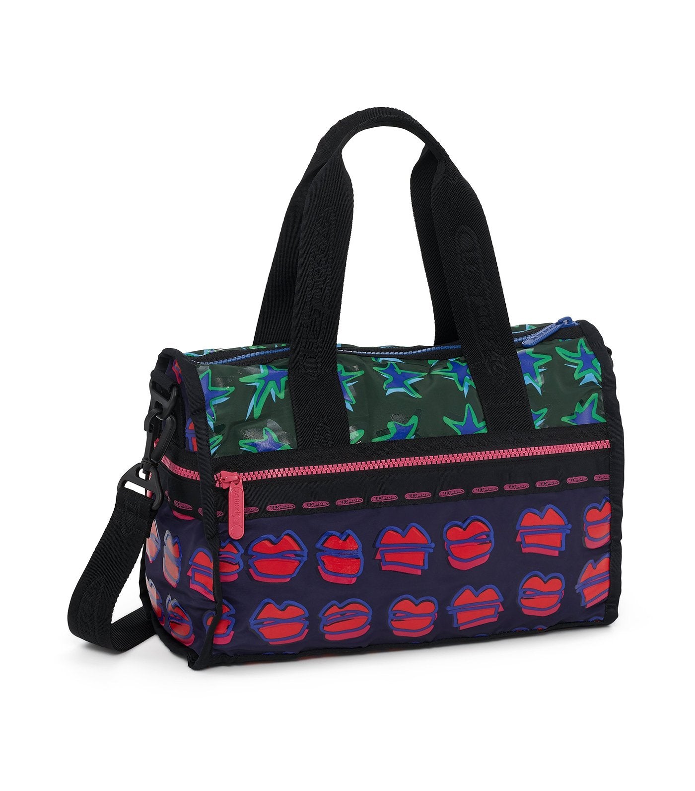 lesportsac alber elbaz small juno weekender 45 stars and kisses