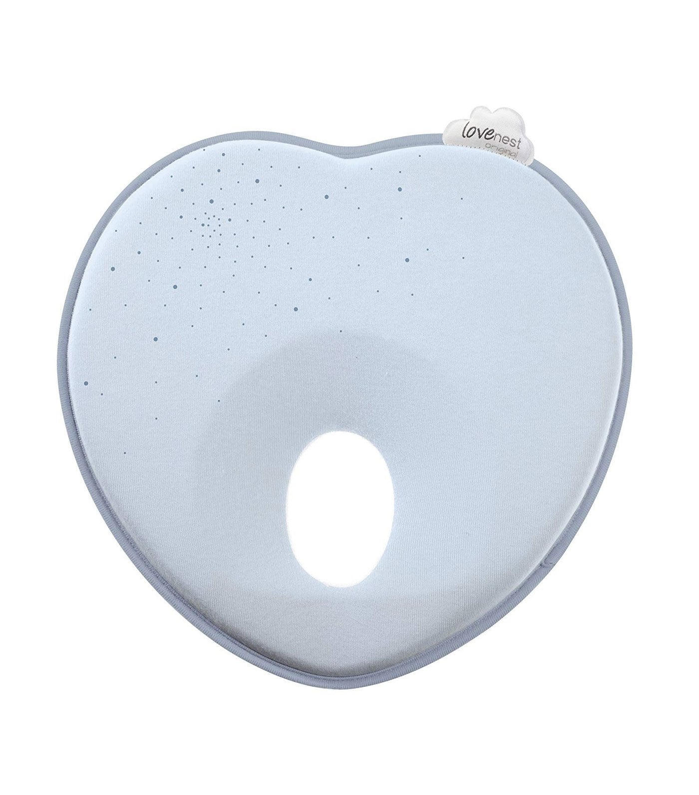 babymoov lovenest baby pillow blue