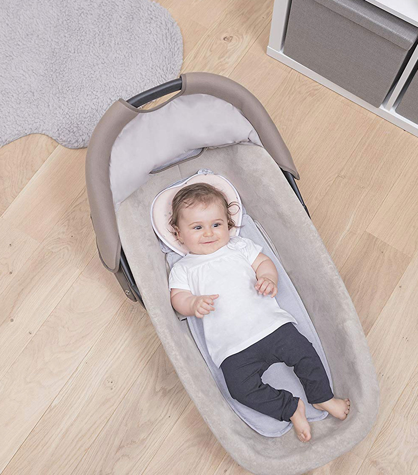 babymoov lovenest baby pillow pinky