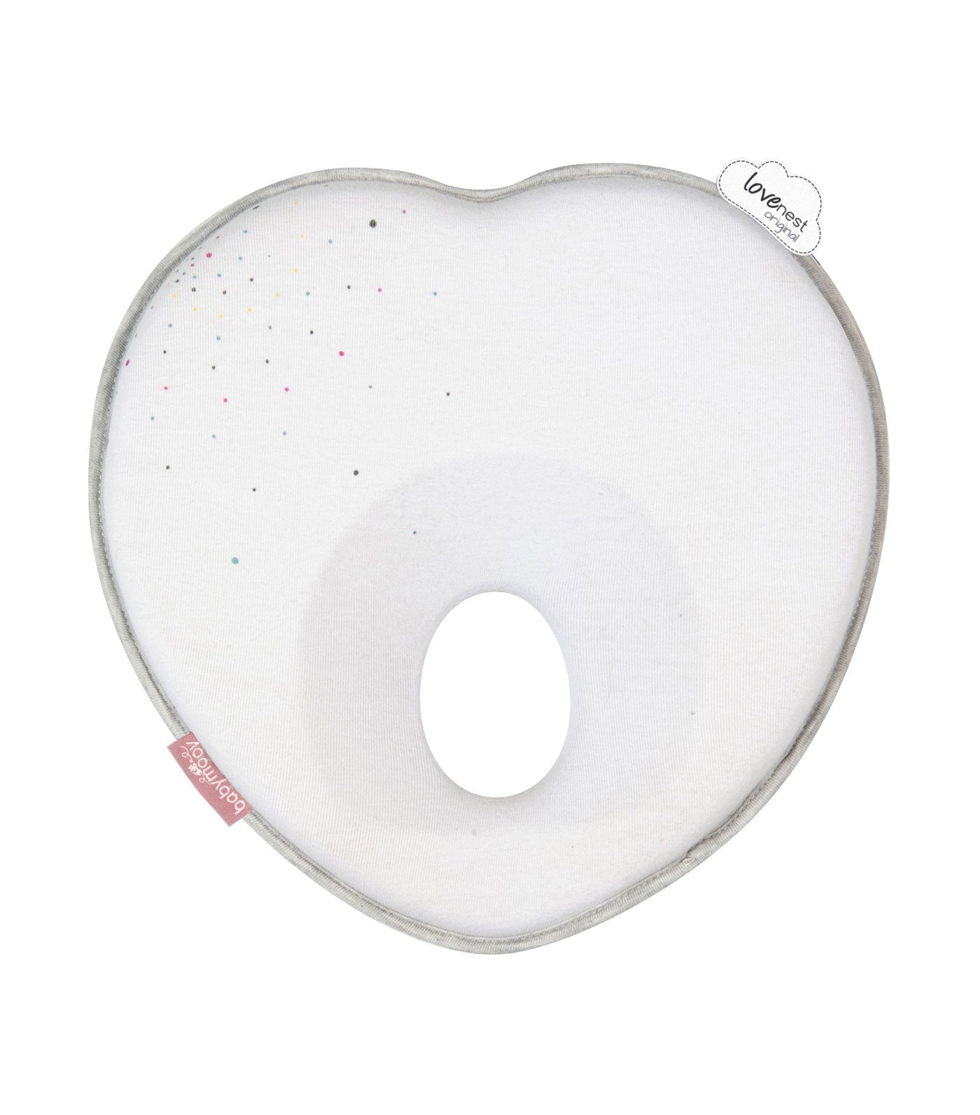 babymoov lovenest baby pillow white