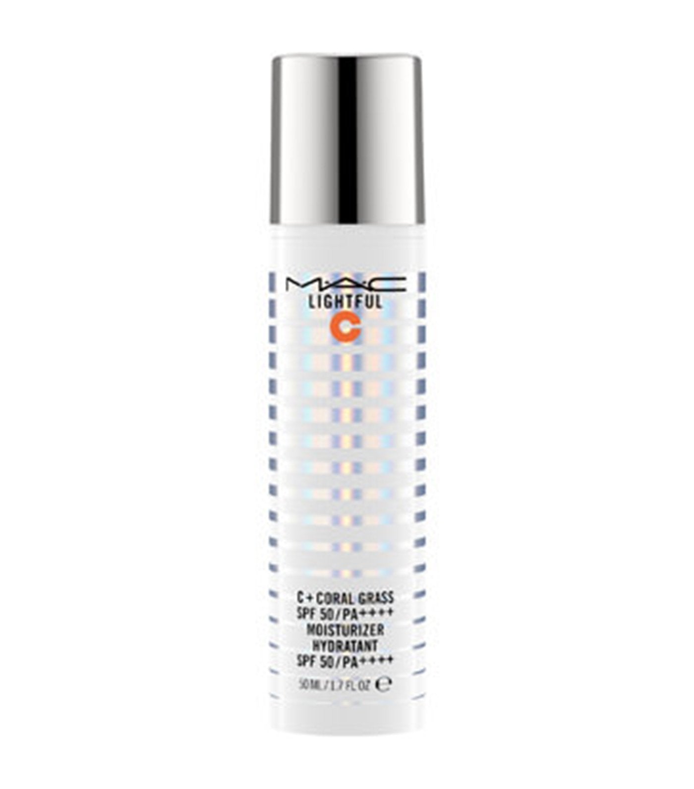mac cosmetics lightful c + coral grass spf 50 moisturizer