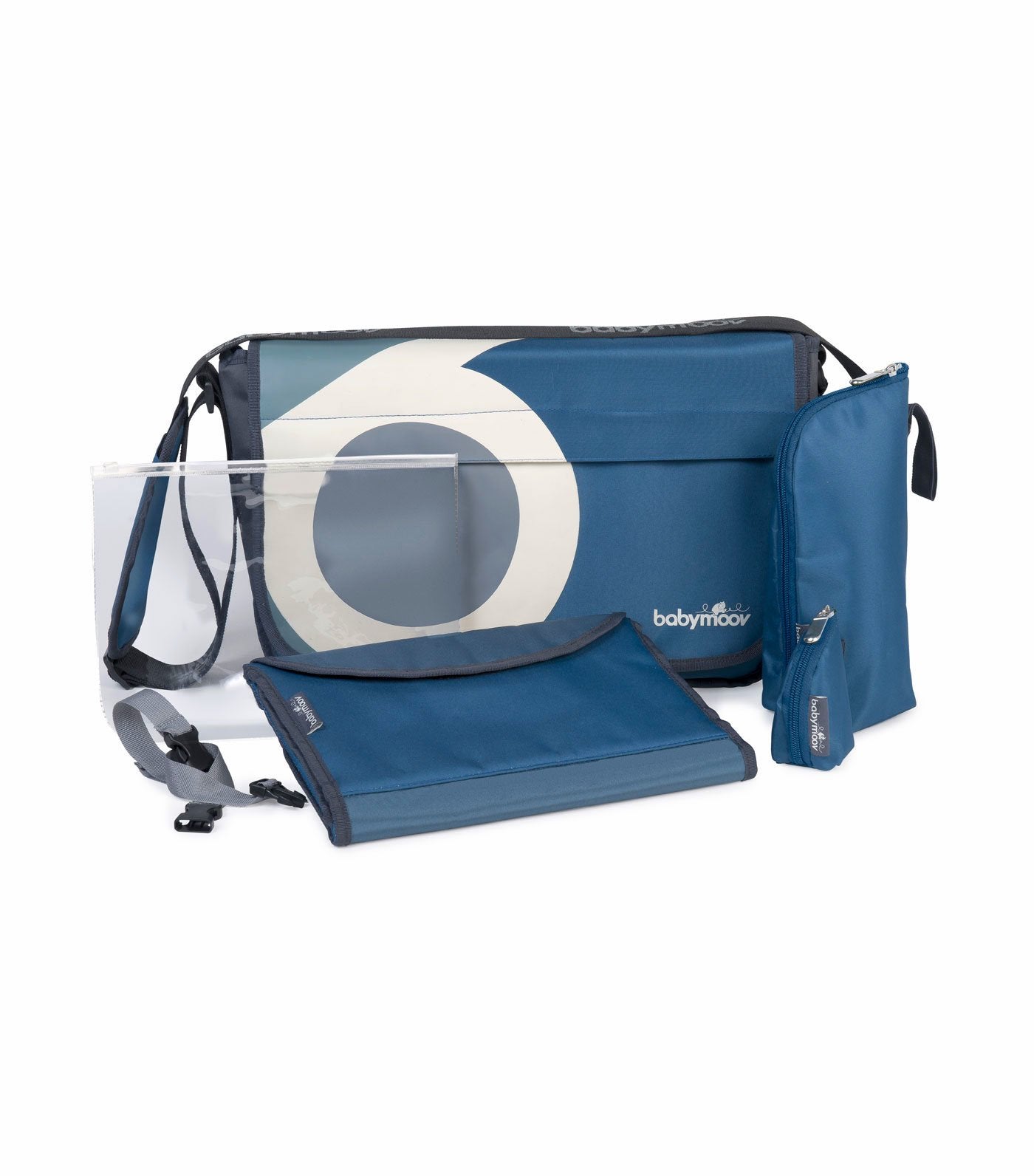 Messenger Diaper Bag - Petrol Blue