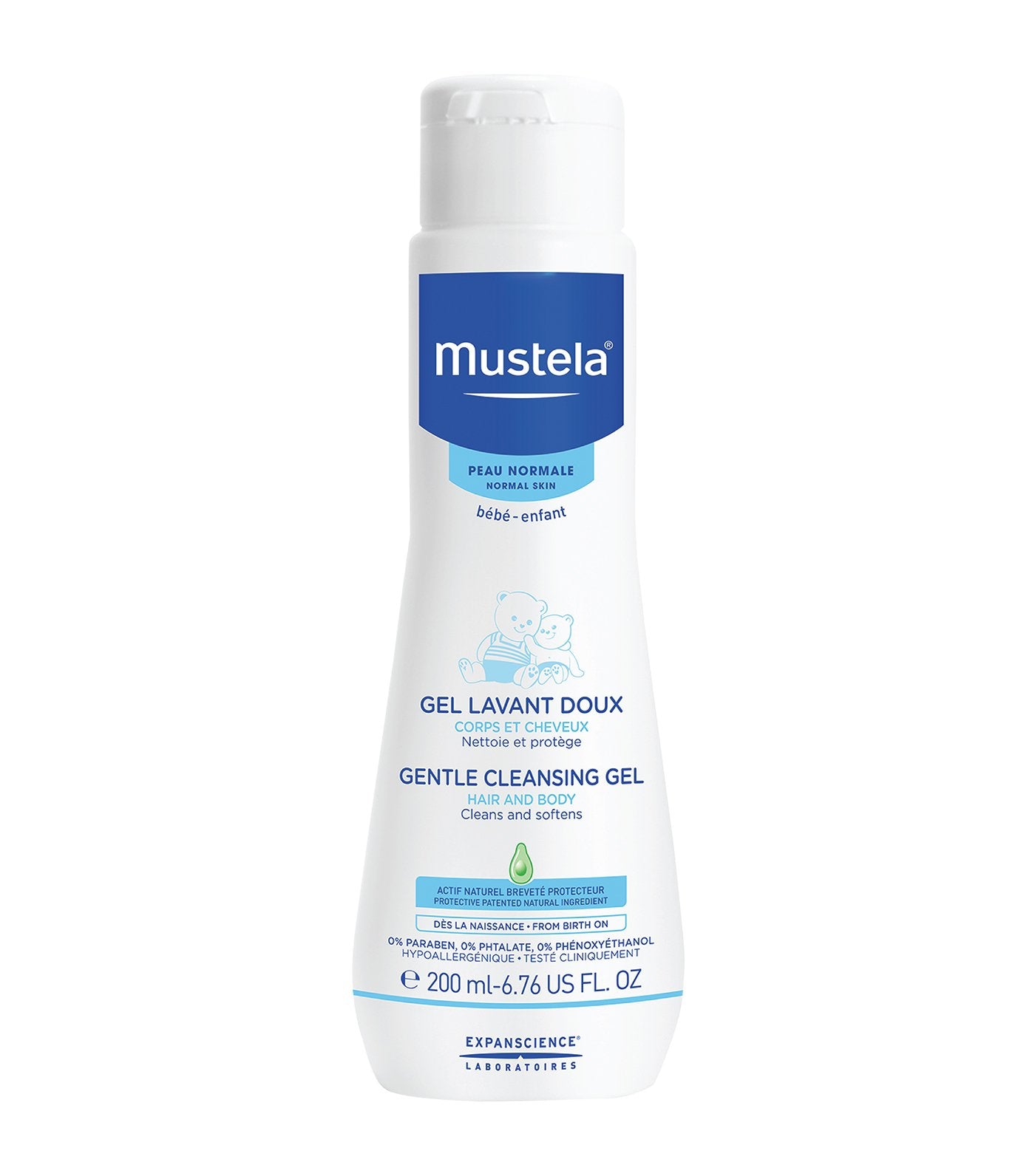 mustela gentle cleansing gel 200ml